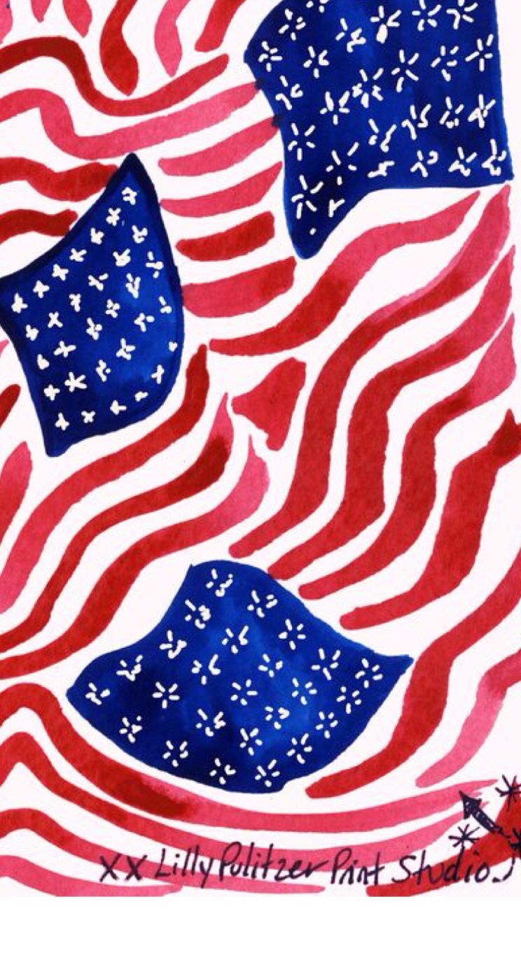 lillypulitzer 4th of July #american #usa iphone wallpaperth of july wallpaper, Trendy wallpaper pattern, iPhone art
