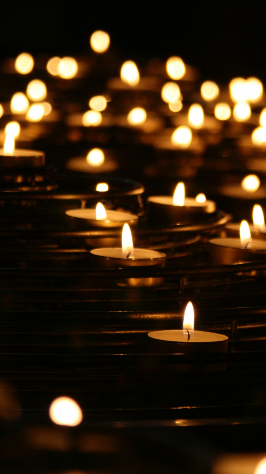 Flame, Candle iPhone Wallpaper