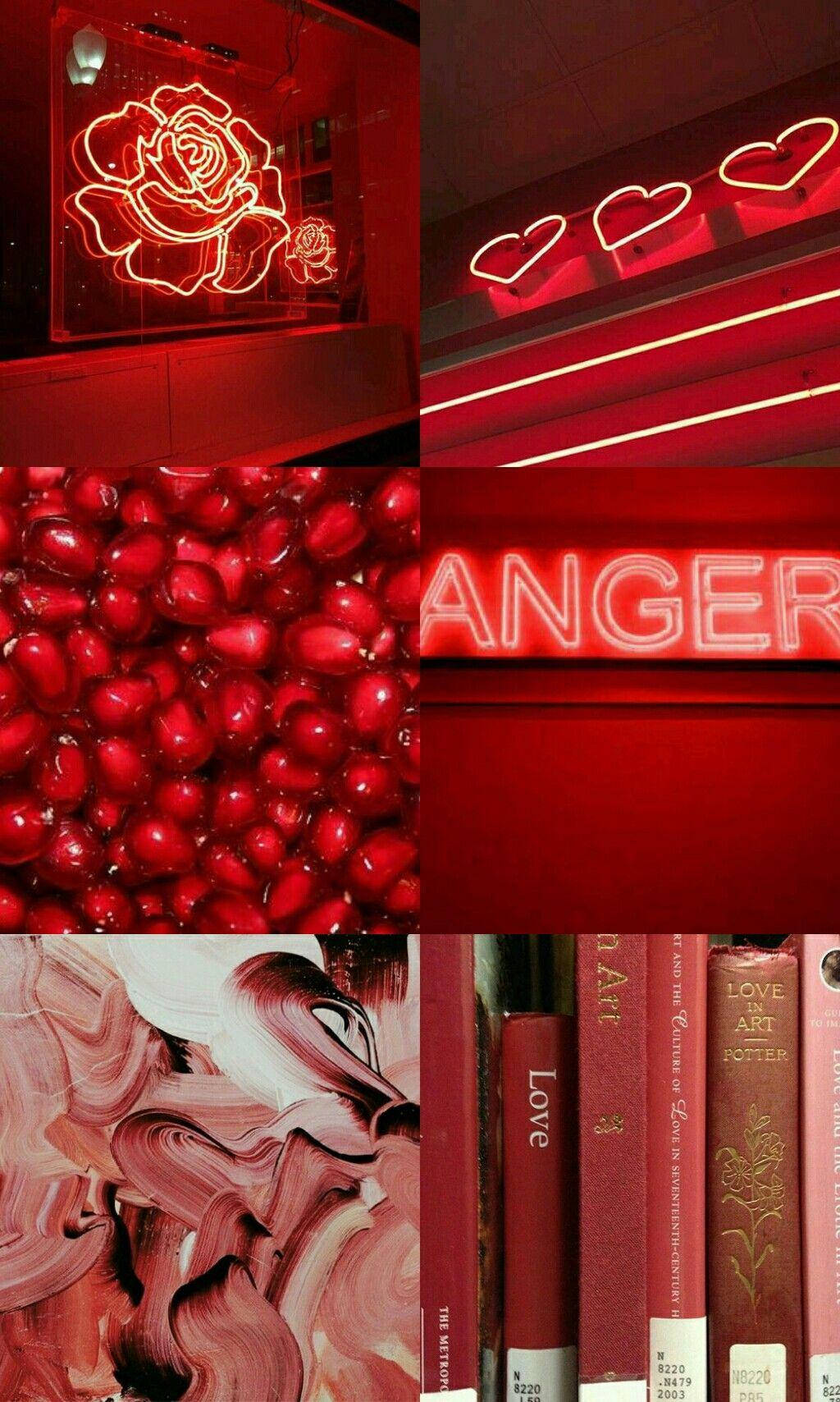 Red Aesthetic iPhone Wallpaper
