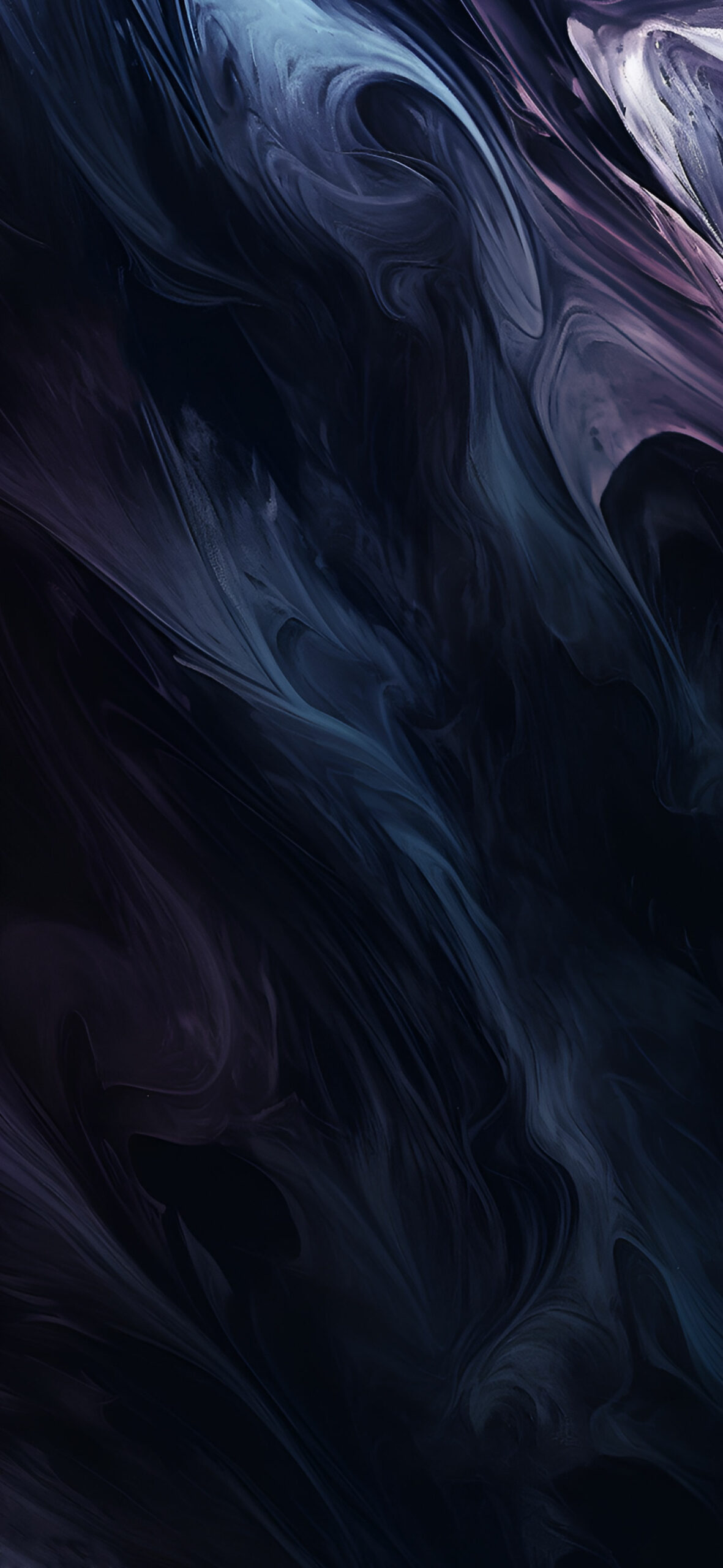 Total Black Abstract Wallpaper