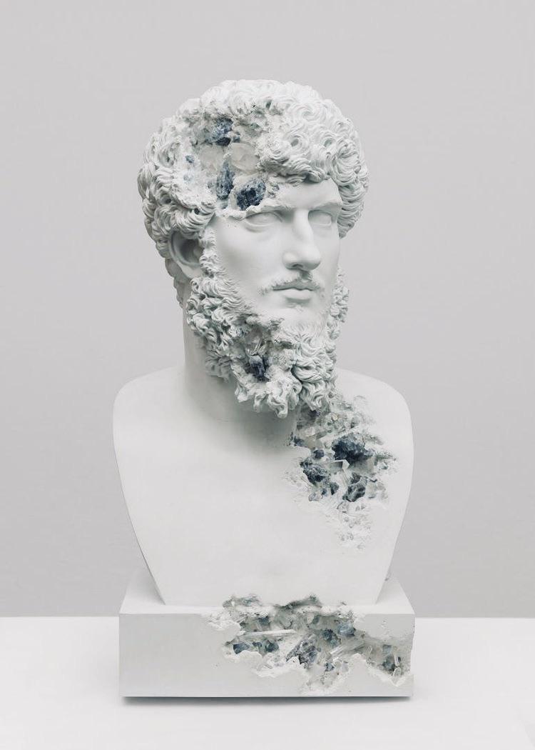 Current wallpaper Daniel Arsham sculpture