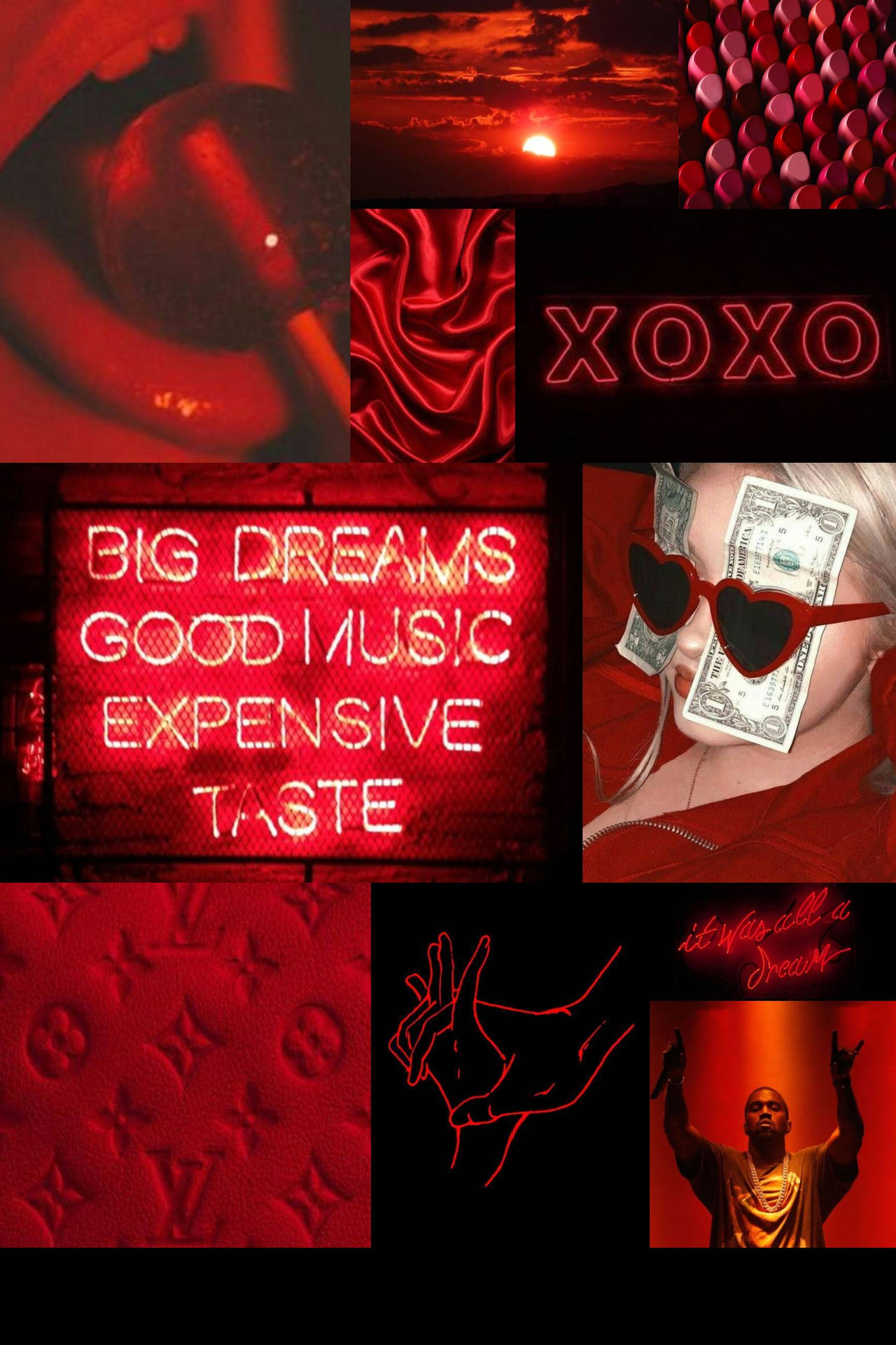 Red Aesthetic iPhone Wallpaper