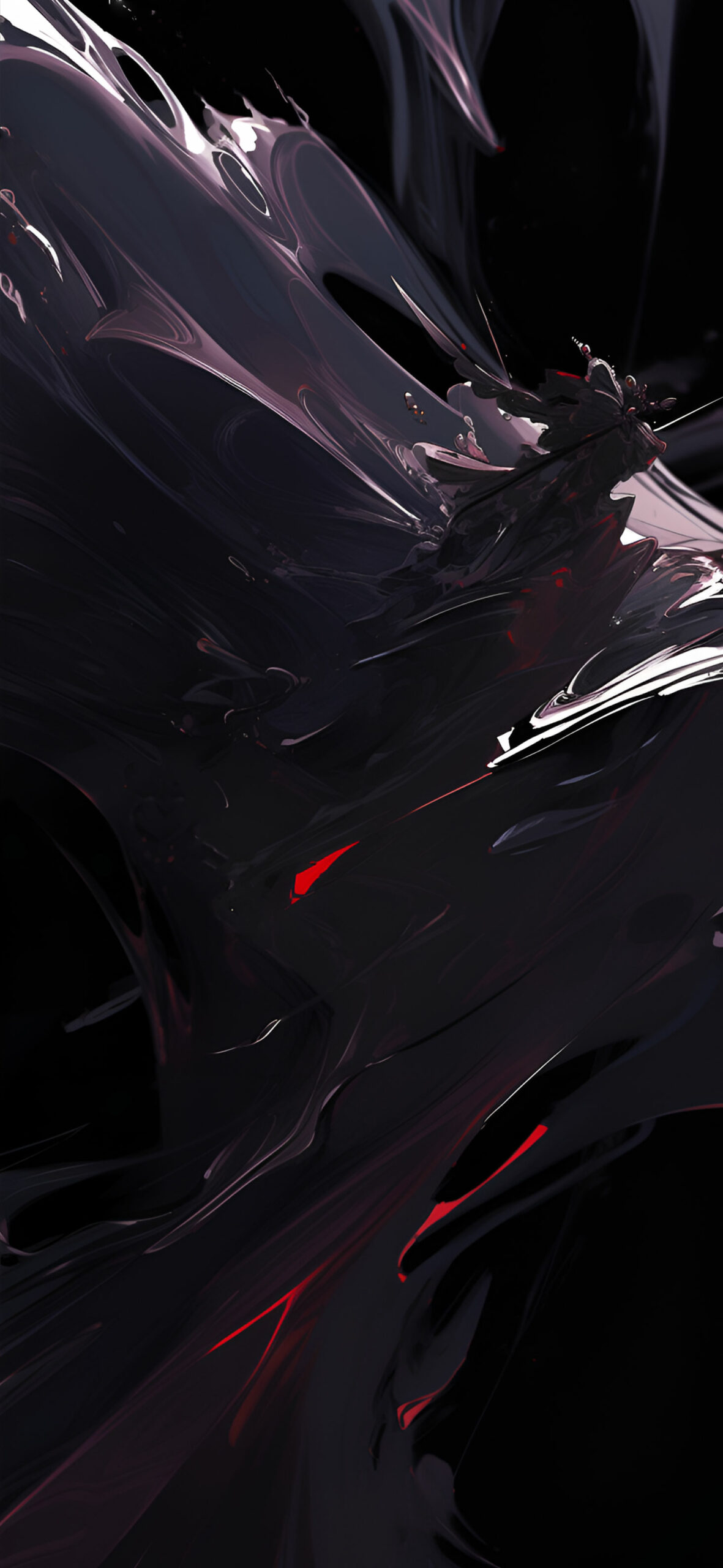 Unique Captivating Abstract Black Wallpaper