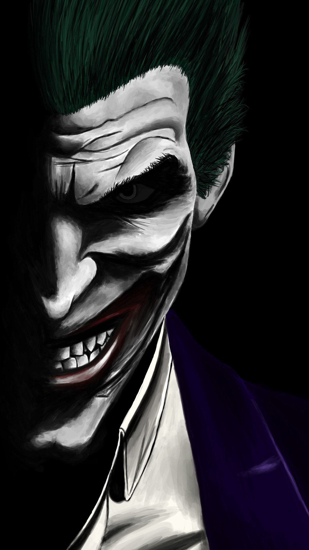 joker, artwork, hd, artist, digital art, superheroes for iPhone 6, 7, 8 wallpaper