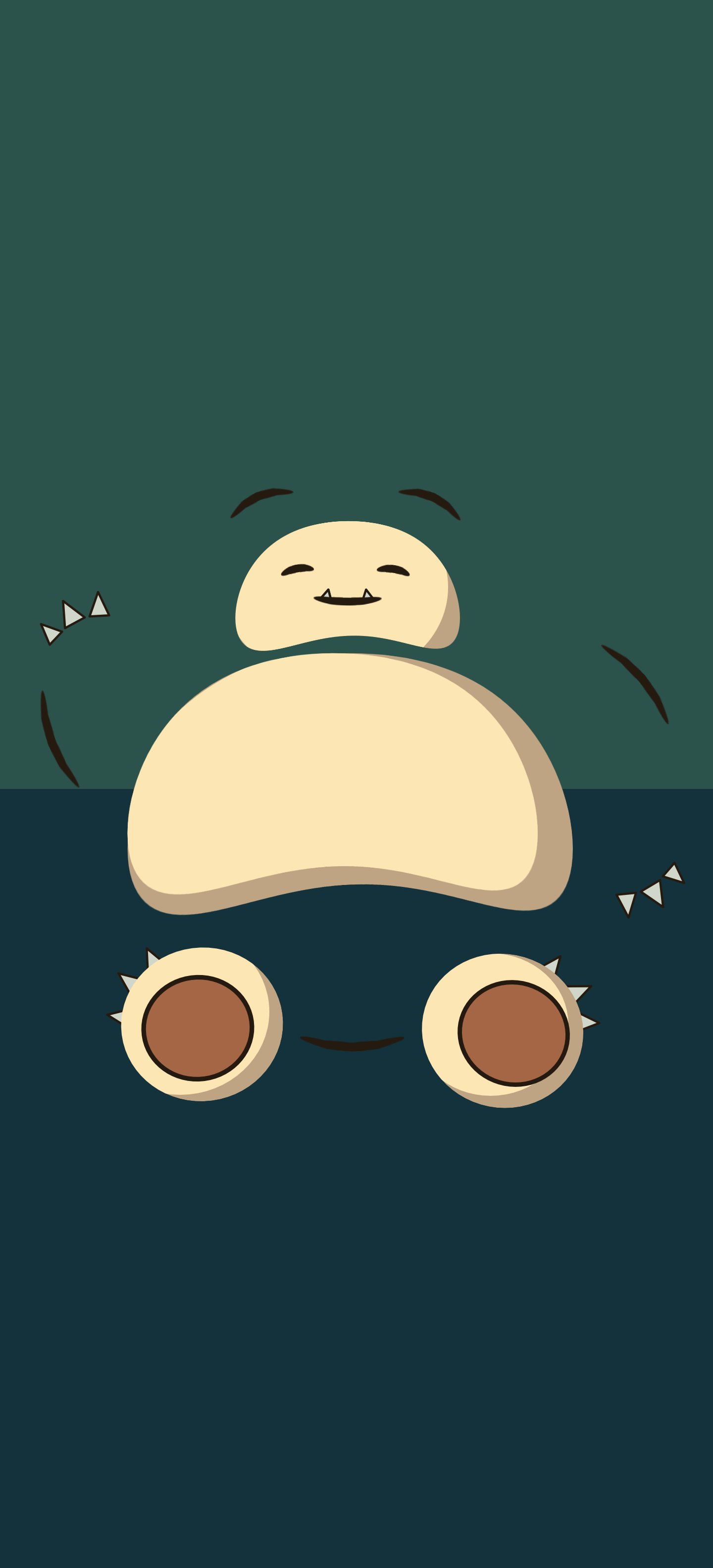 Snorlax Phone Wallpaper (1440x3168)
