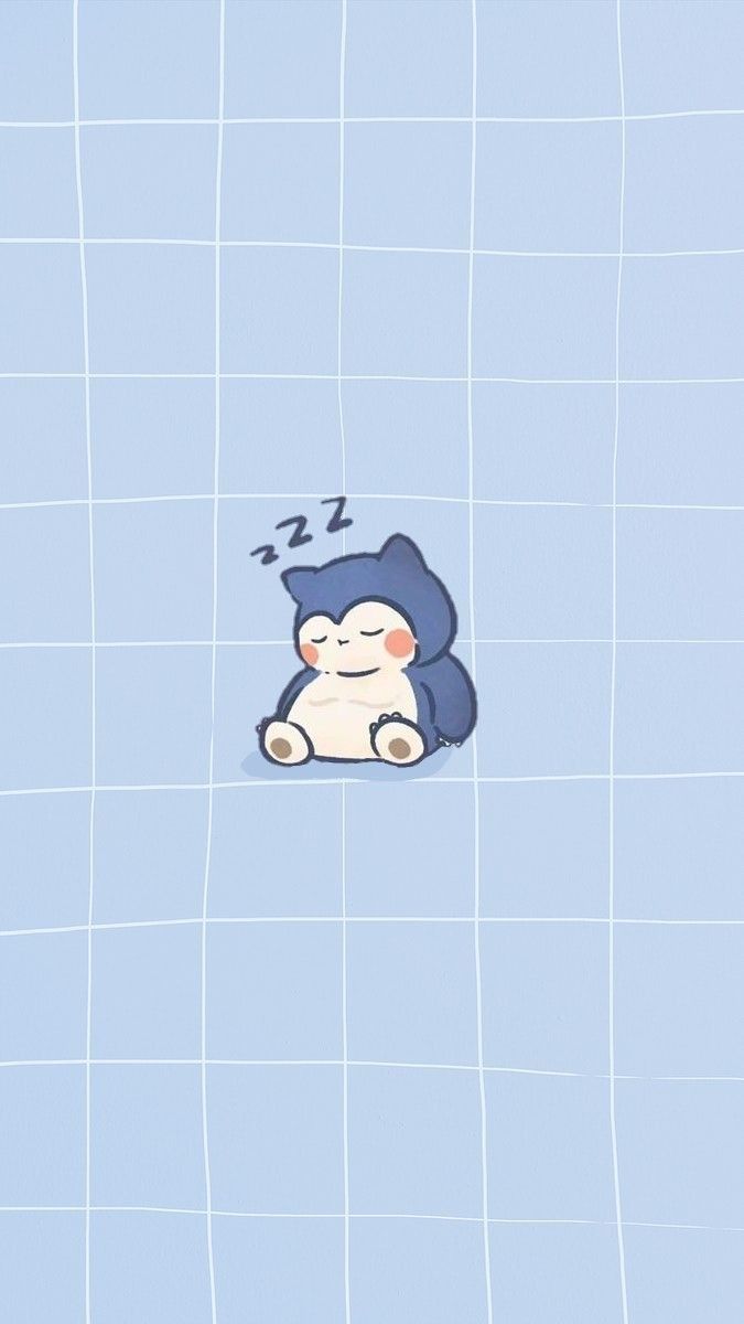 Snorlax wallaper. Cute cartoon wallpaper, Wallpaper iphone cute, Cool pokemon wallpaper