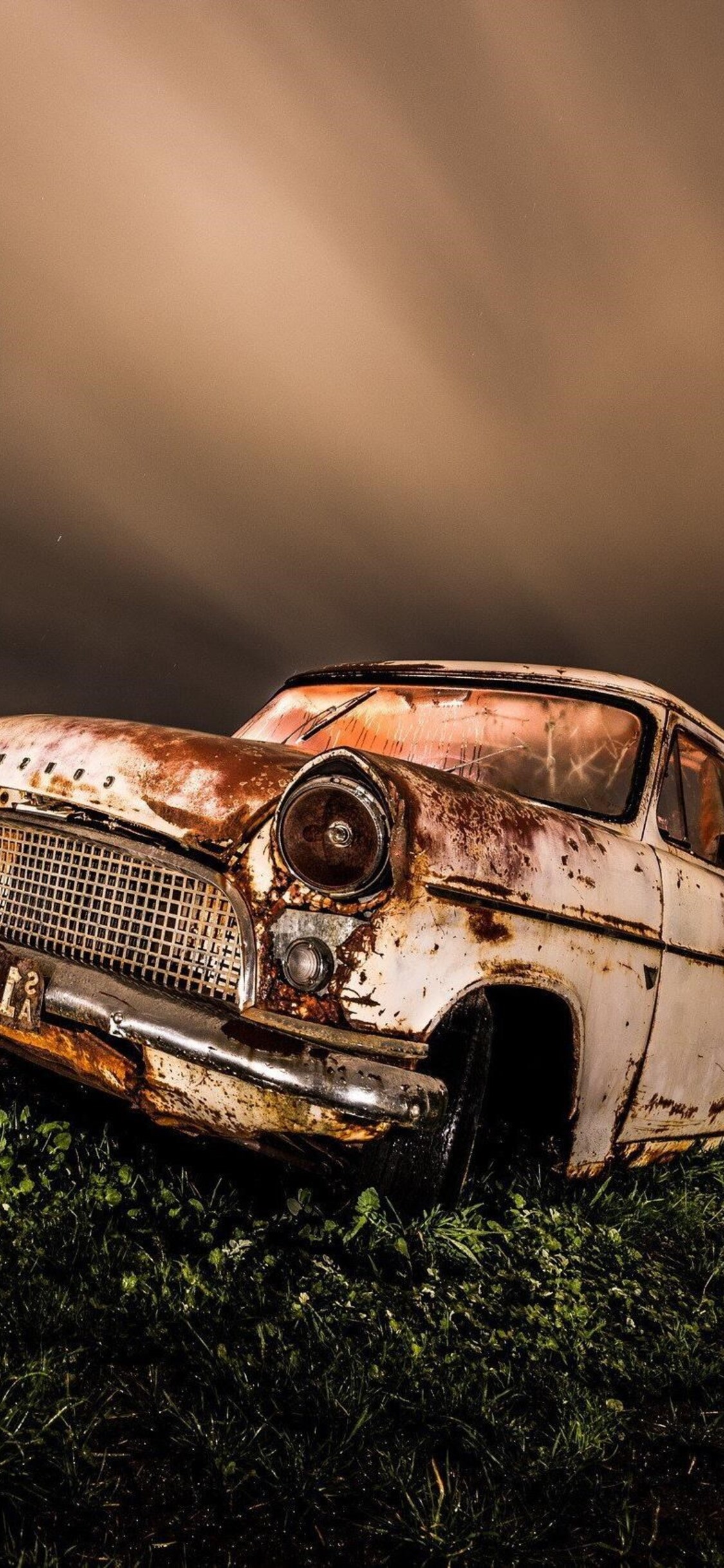 Wrecked Vintage Car iPhone XS, iPhone 10, iPhone X HD 4k Wallpaper, Image, Background, Photo and Picture
