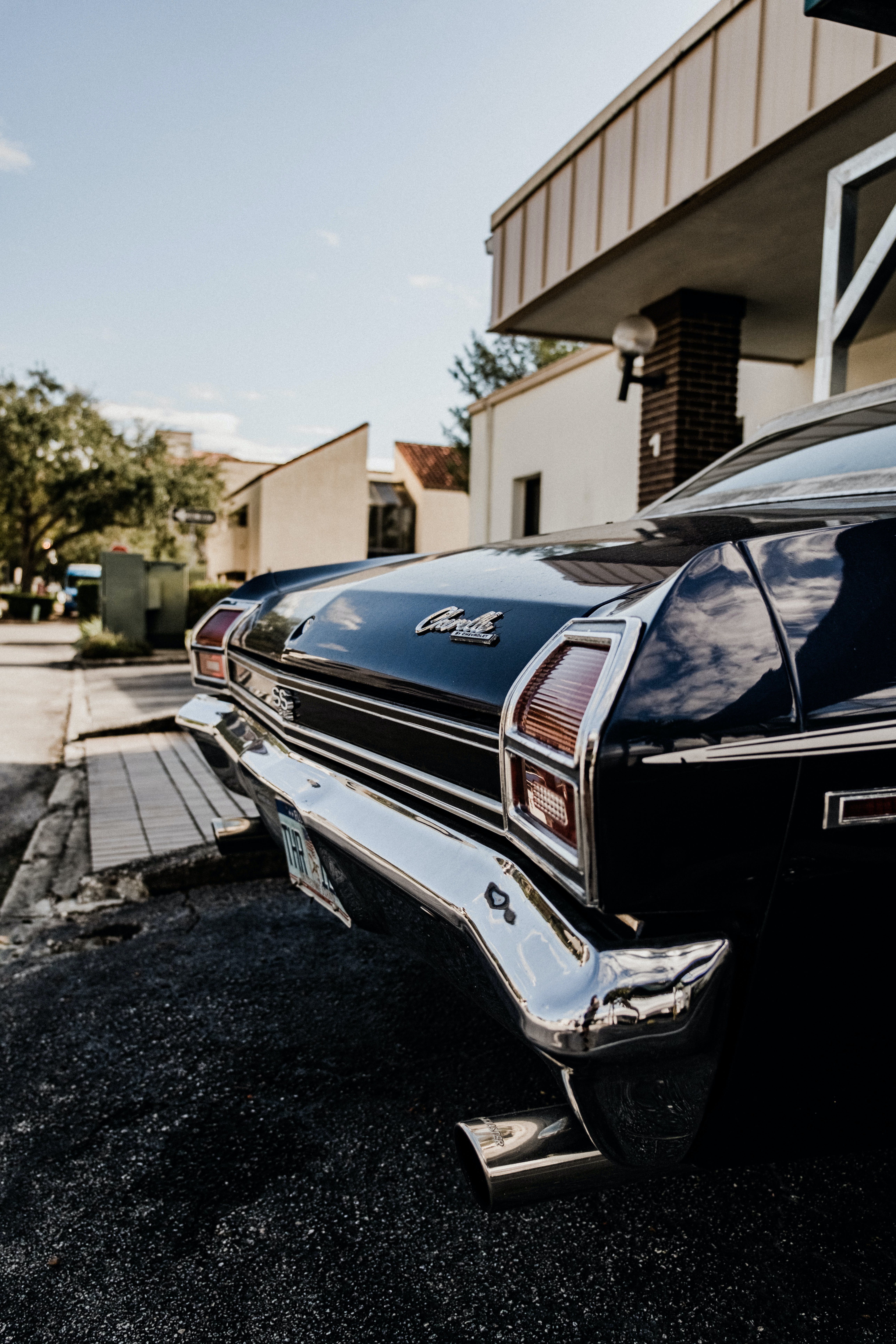 Tail Lights of Vintage Car · Free