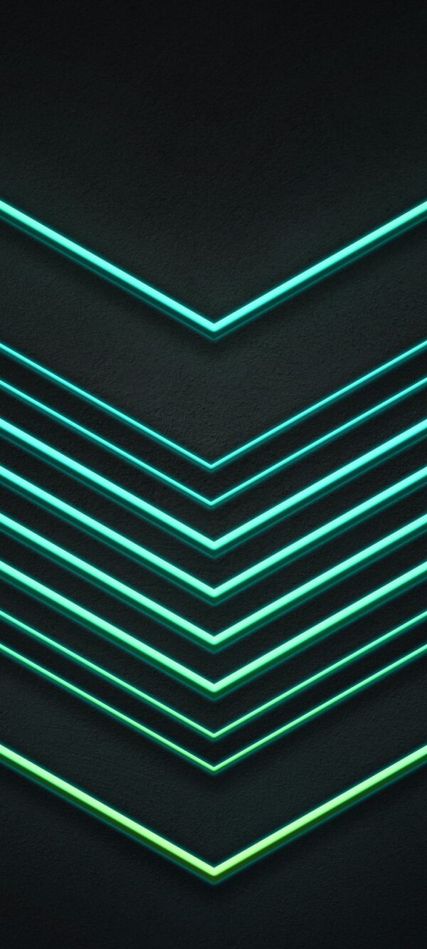 Abstract Glow Lines Phone