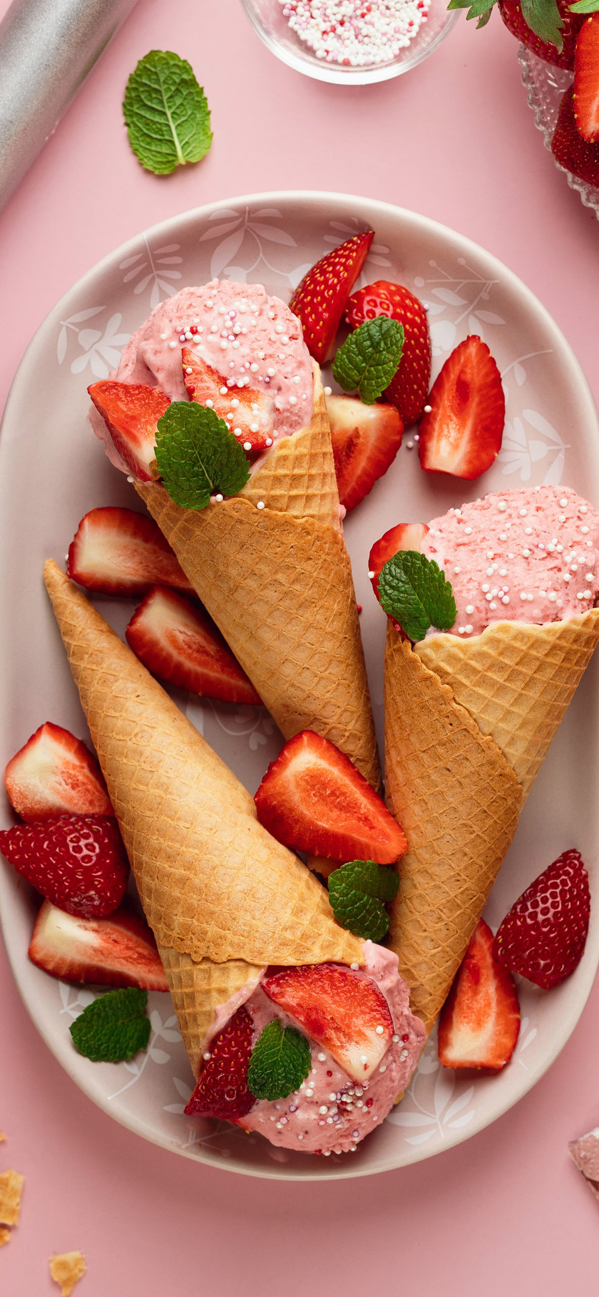 Ice Cream Wallpaper for iPhone 11, Pro Max, X, 8, 7, 6