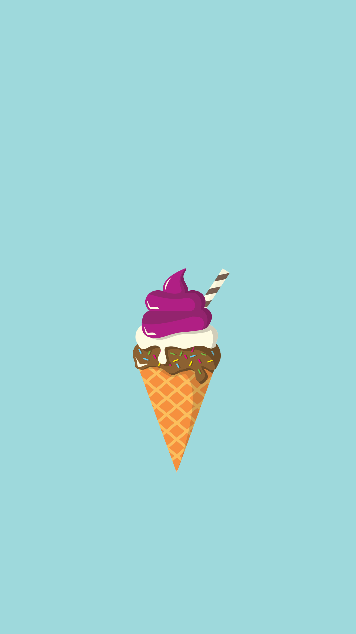 minimal iphone wallpaper icecream. iPhone wallpaper, Bart simpson art, Cartoon wallpaper