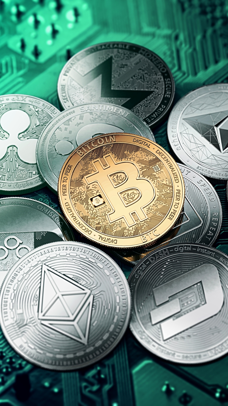 Cryptocurrency Phone Wallpaper