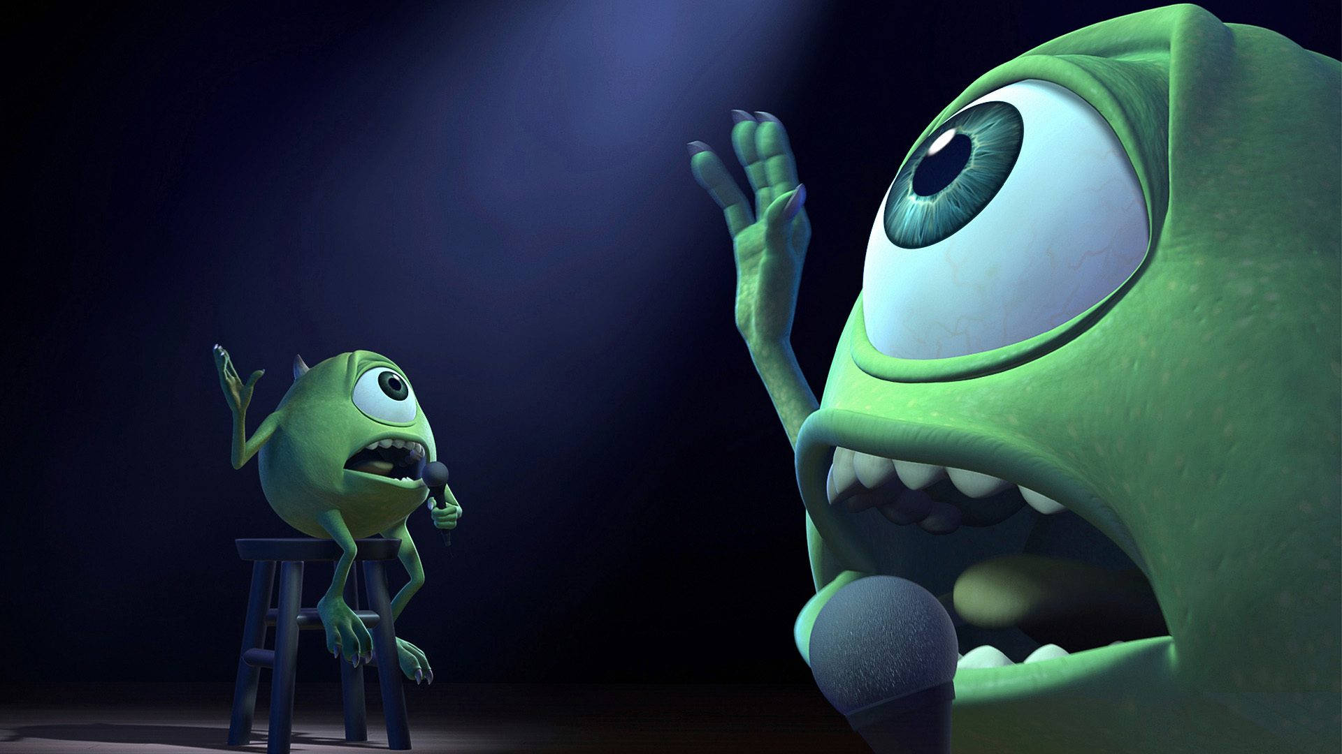 Download Mike Wazowski Singing Monsters Inc Wallpaper
