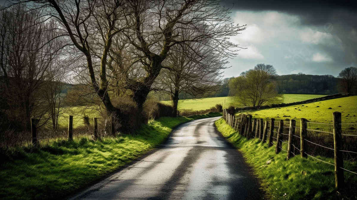 Farm In England Country Road Landscape Country Grassy Road Background, Country Road, England, HD Photography Photo Background Image And Wallpaper for Free Download