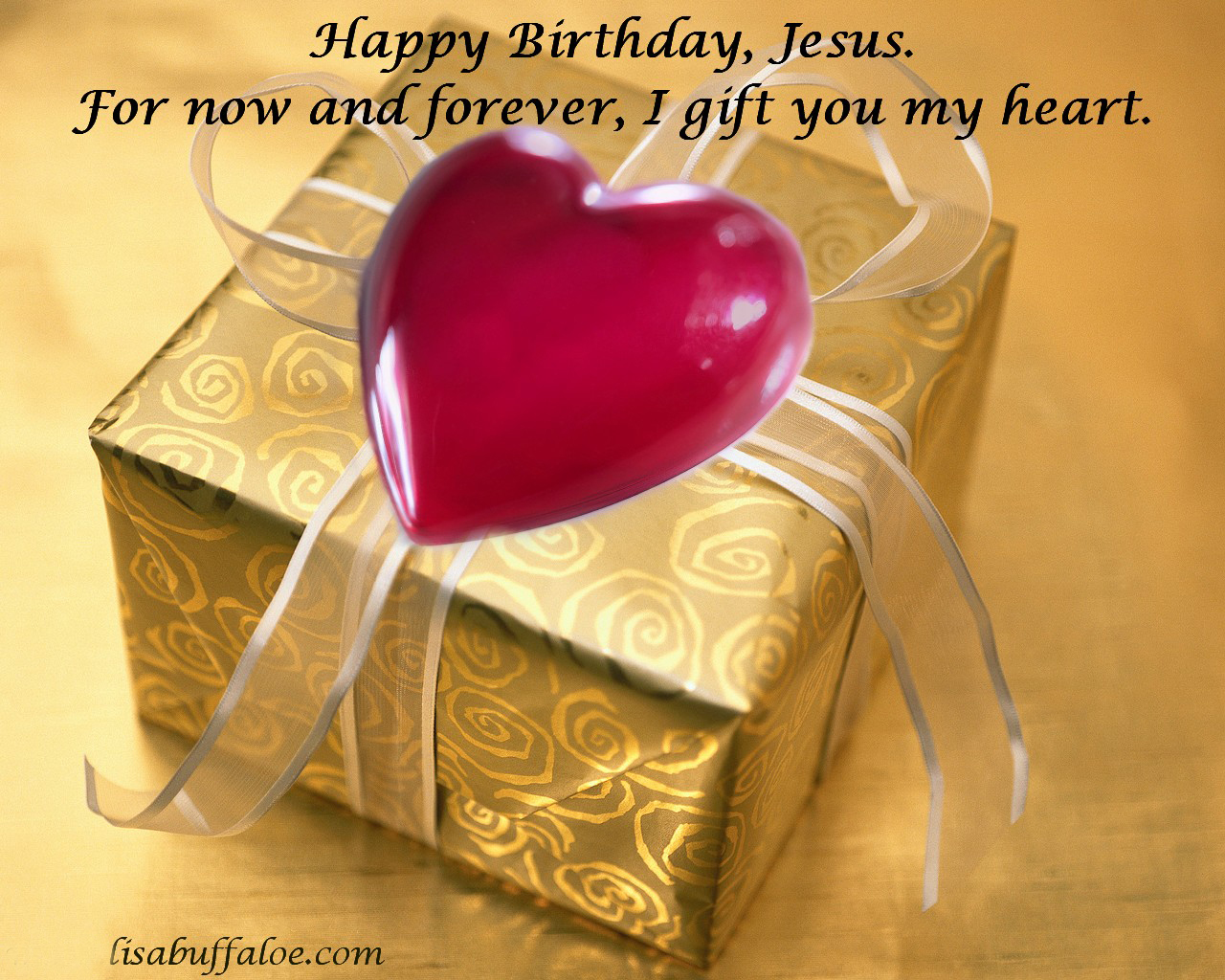 For Your Birthday, Jesus