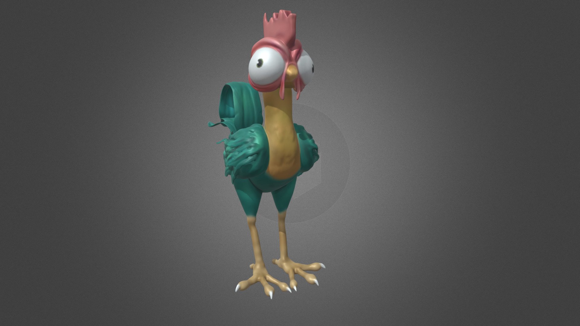 Heihei Moana Nopere Free 3D model by HEPL3D [cb58de1]