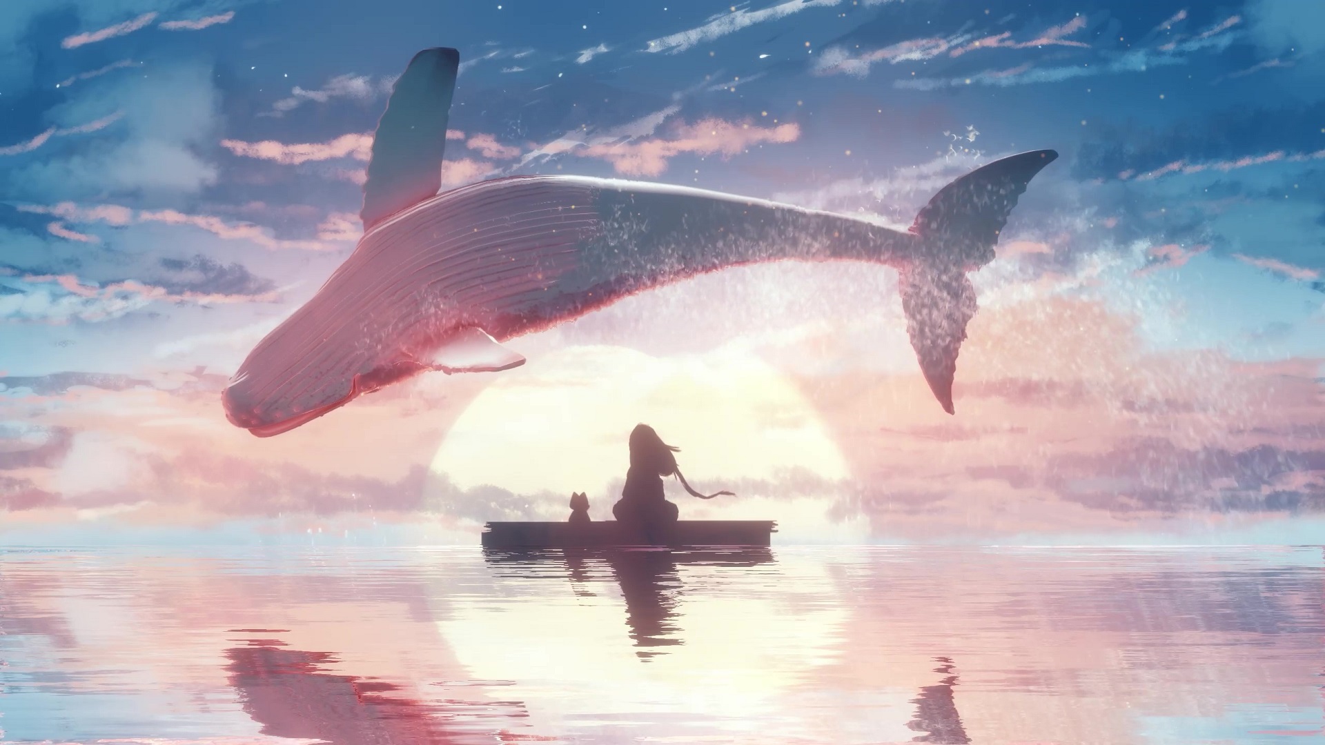 Whale Jumps Out Of Water Live Wallpaper