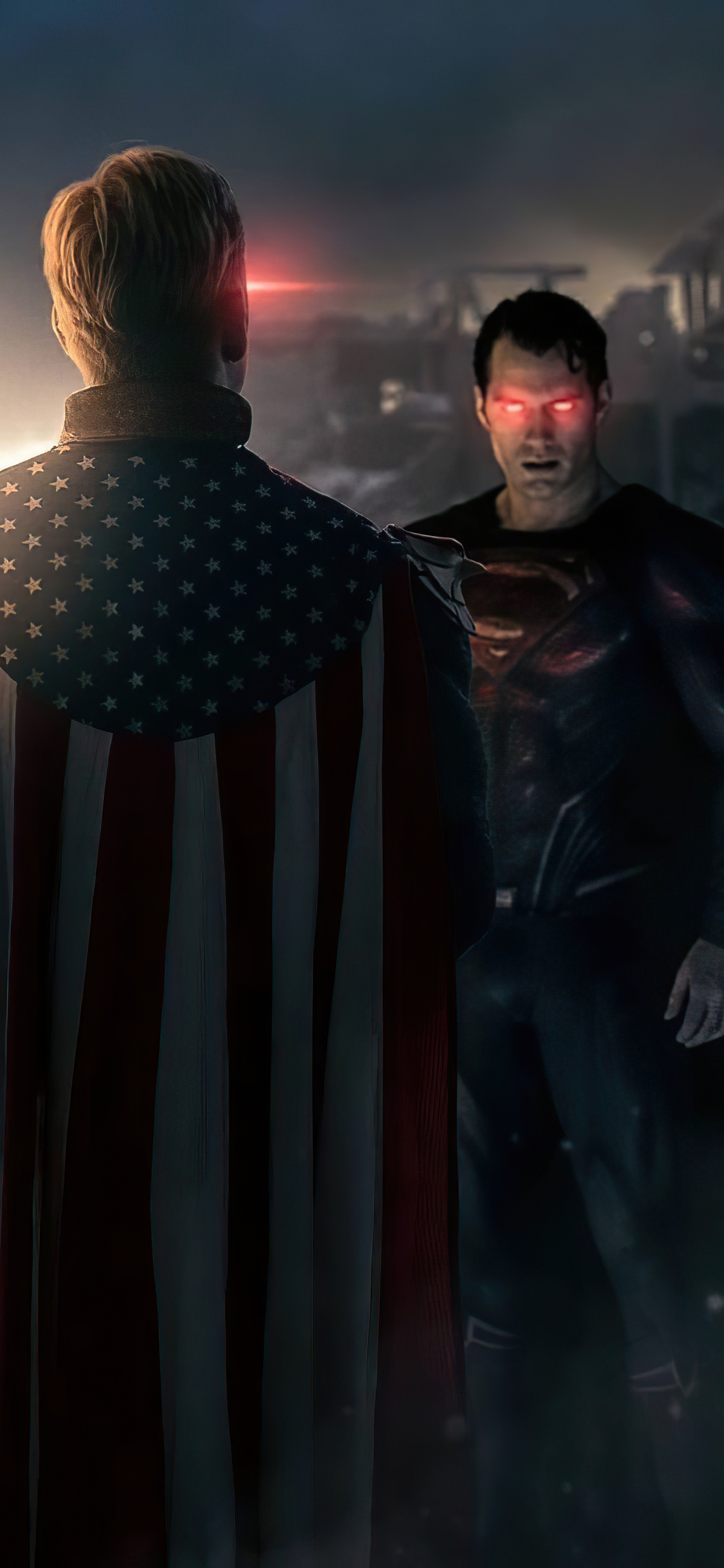 Captain America And Superman Vs US Agent And Homelander iPhone XS, iPhone 10, iPhone X , HD 4k Wallpaper, Image, Background, Photos and Picture