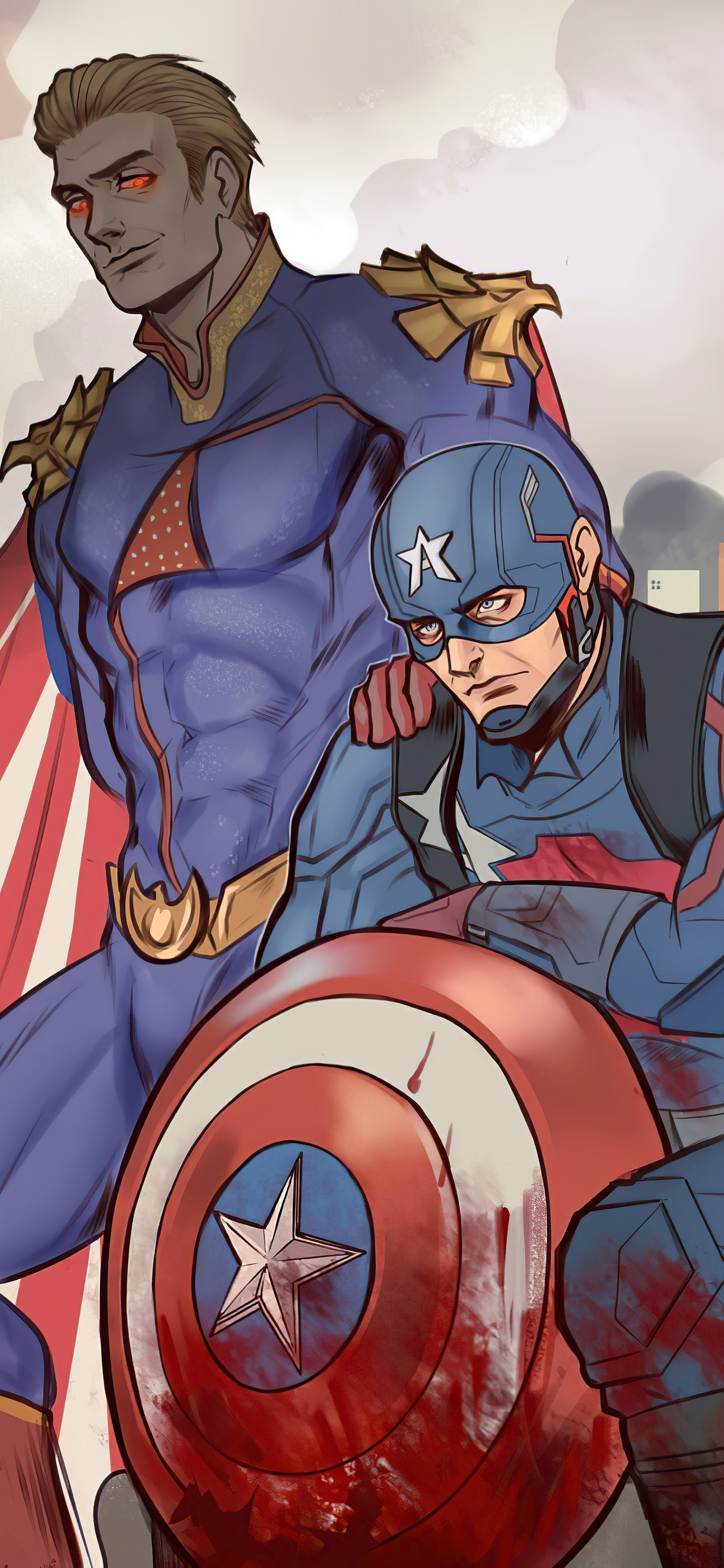 Homelander And Us Agent 5k iPhone XS, iPhone 10, iPhone X , HD 4k Wallpaper, Image, Background, Photos and Picture