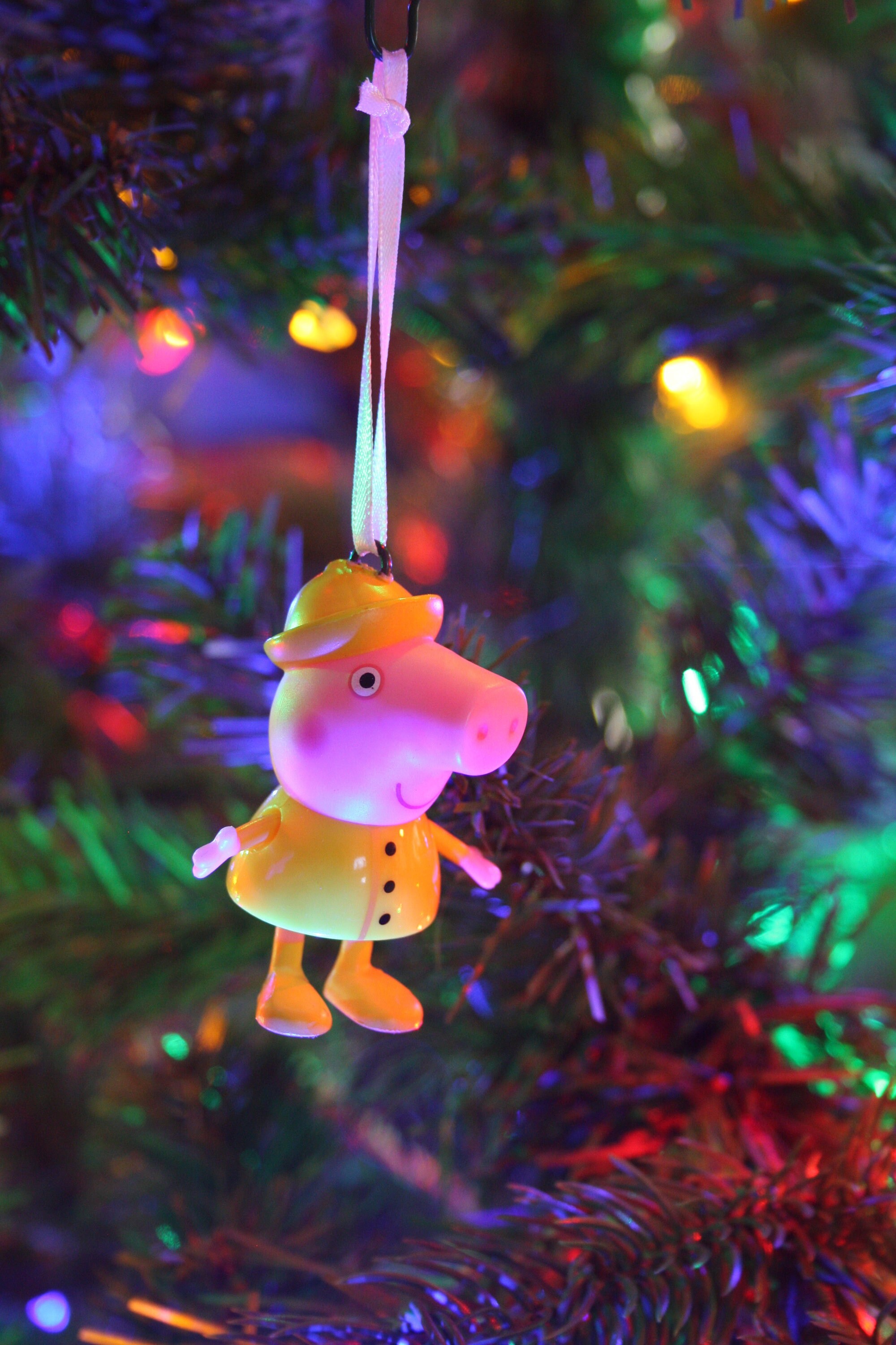 Peppa Pig Rain Clothes Christmas Ornament