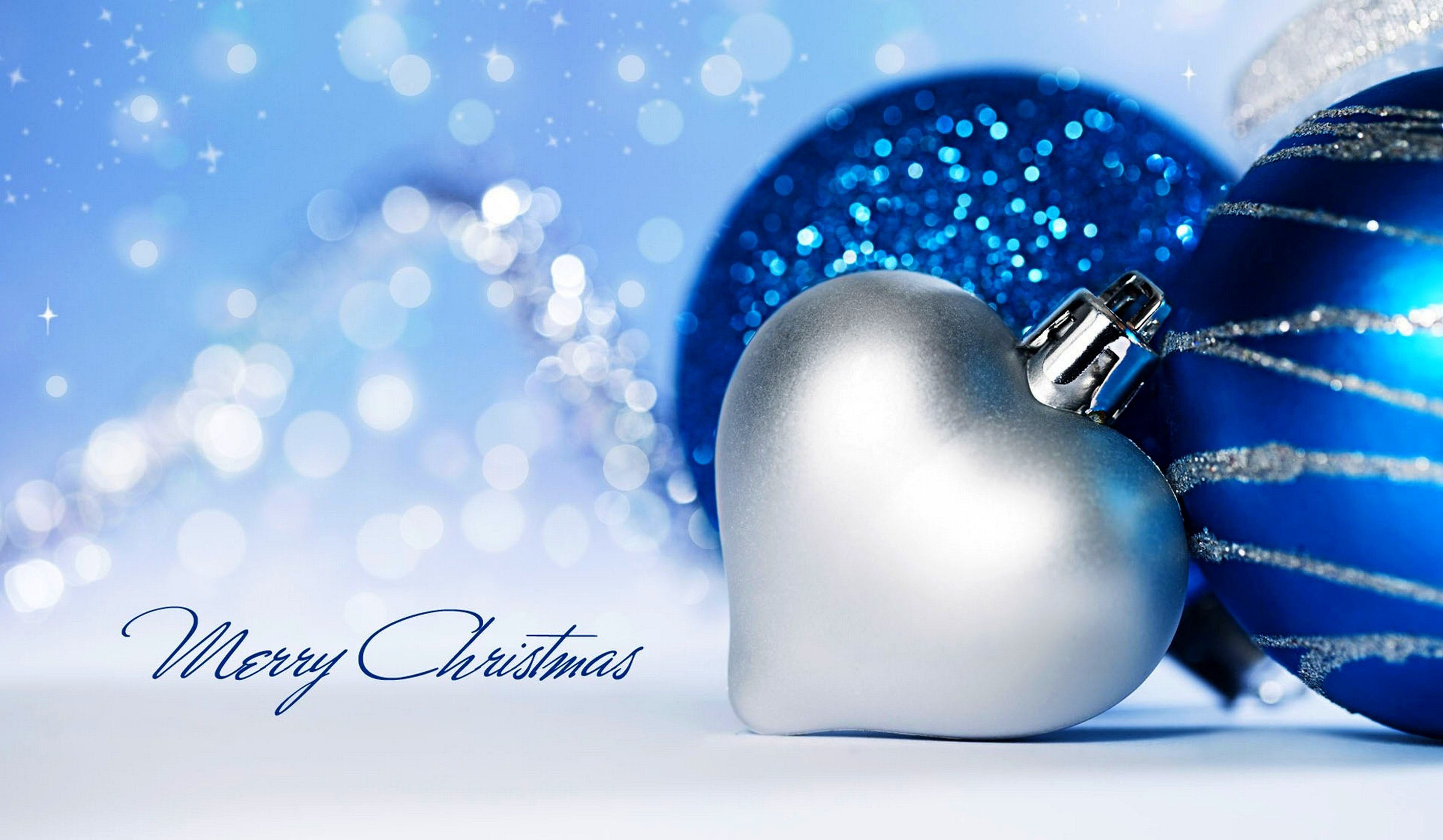 Wallpaper winter, snow, decoration, holiday, heart, Christmas, heart, winter for mobile and desktop, section новый год, resolution 3840x2236