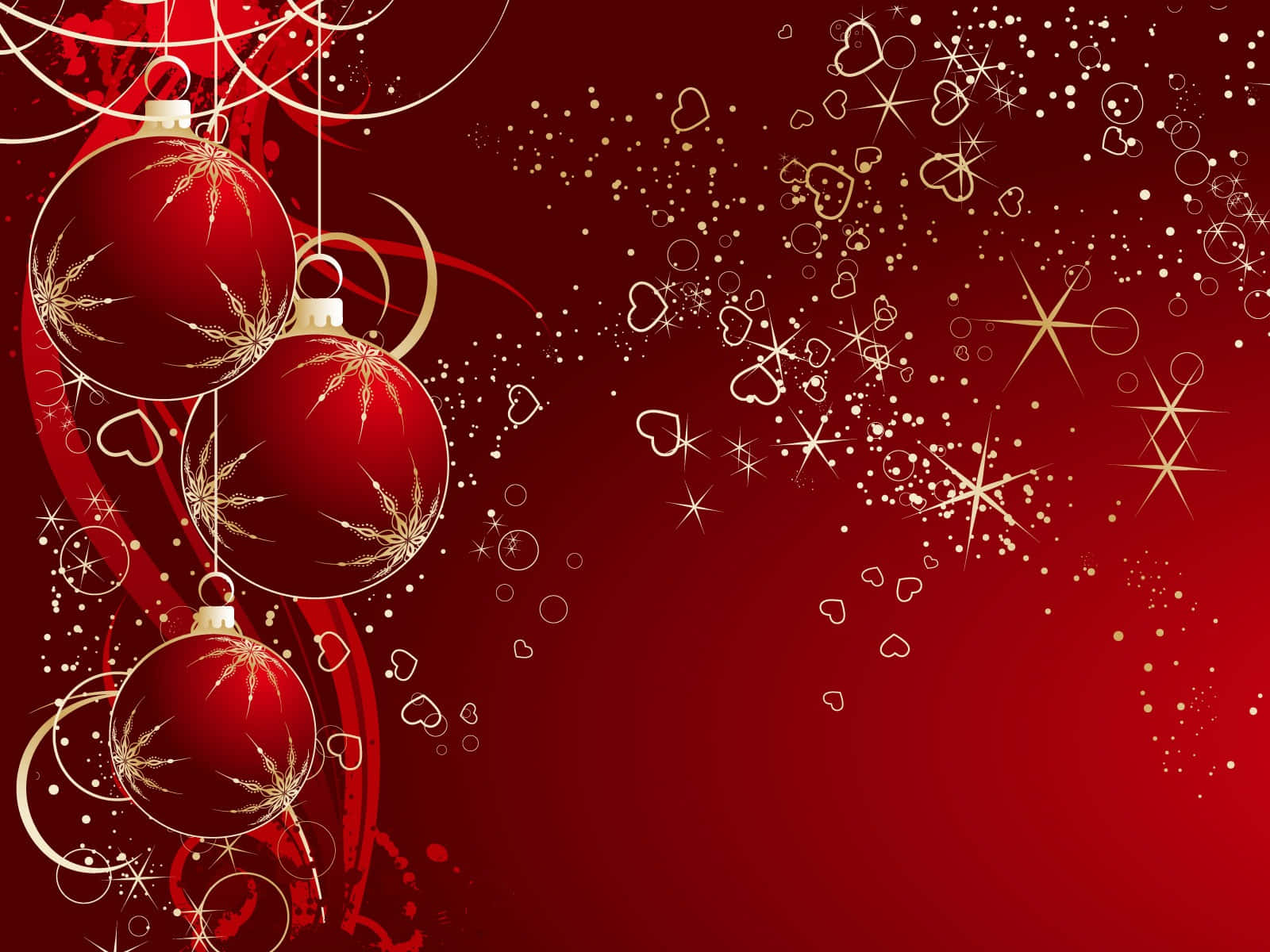 Download A festive Red Aesthetic Christmas in the heart of the holidays Wallpaper