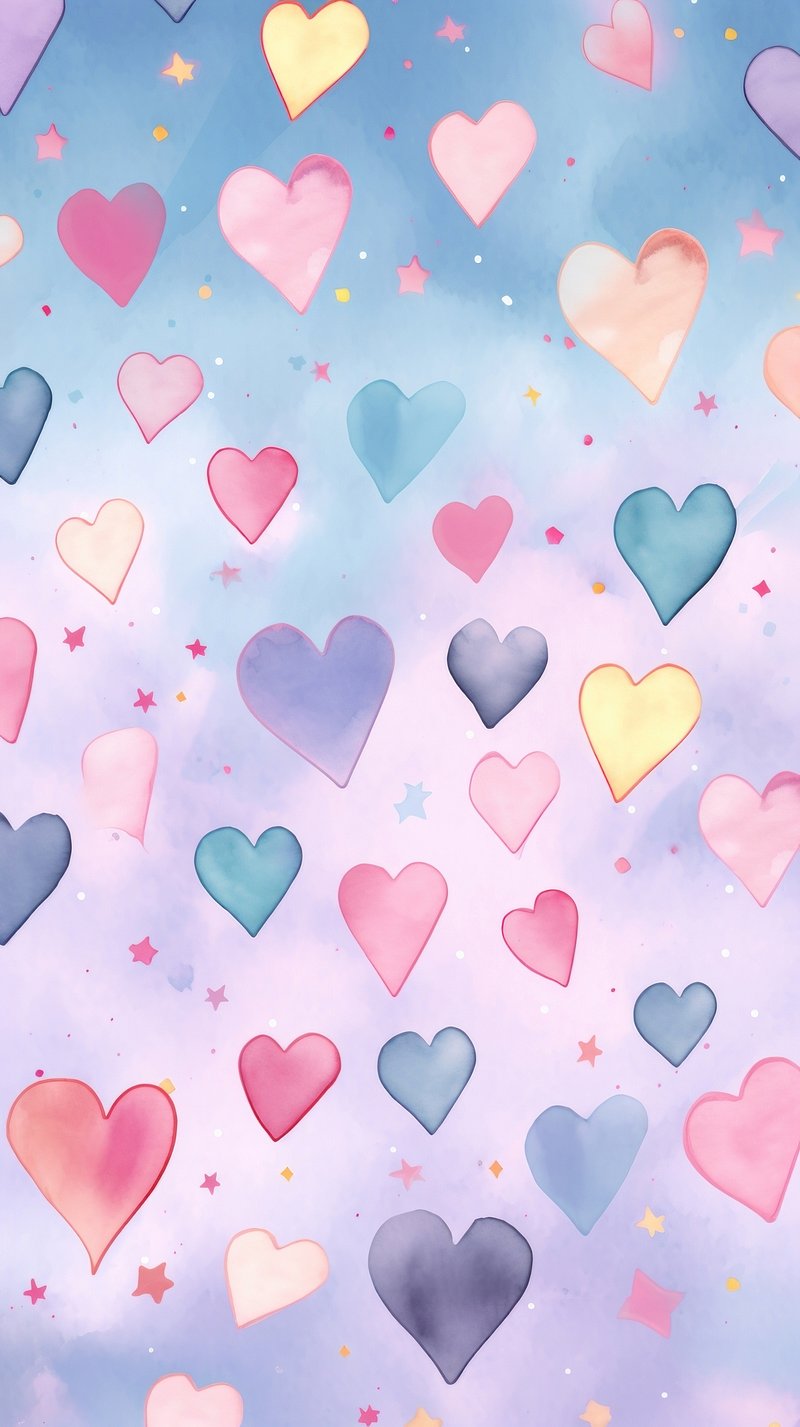 Purple Aesthetic Retro Heart Wallpapers Wallpaper Cave