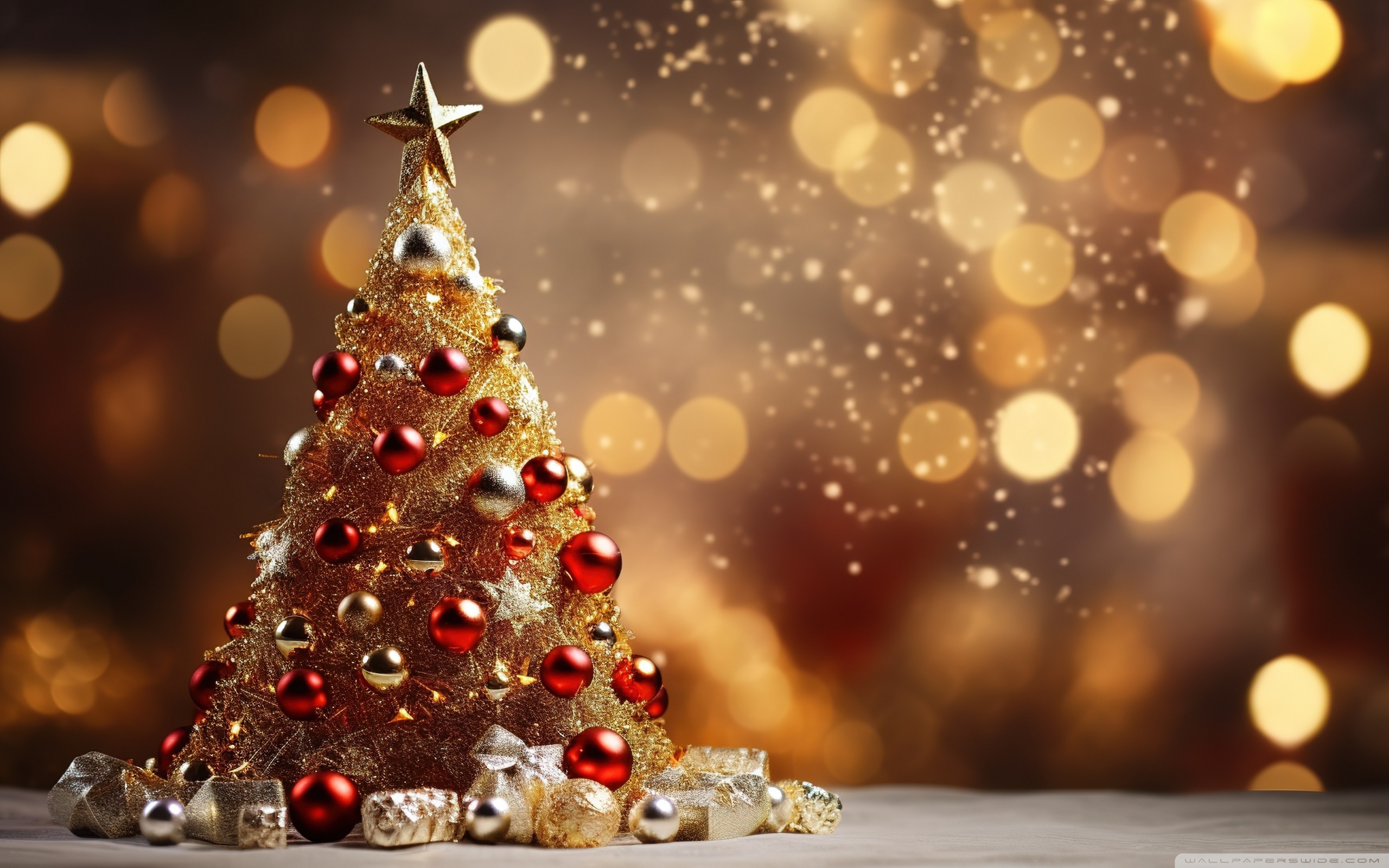 Merry Christmas and Happy New Year 2024 Ultra HD Desktop Background Wallpaper for: Widescreen & UltraWide Desktop & Laptop, Multi Display, Dual Monitor, Tablet