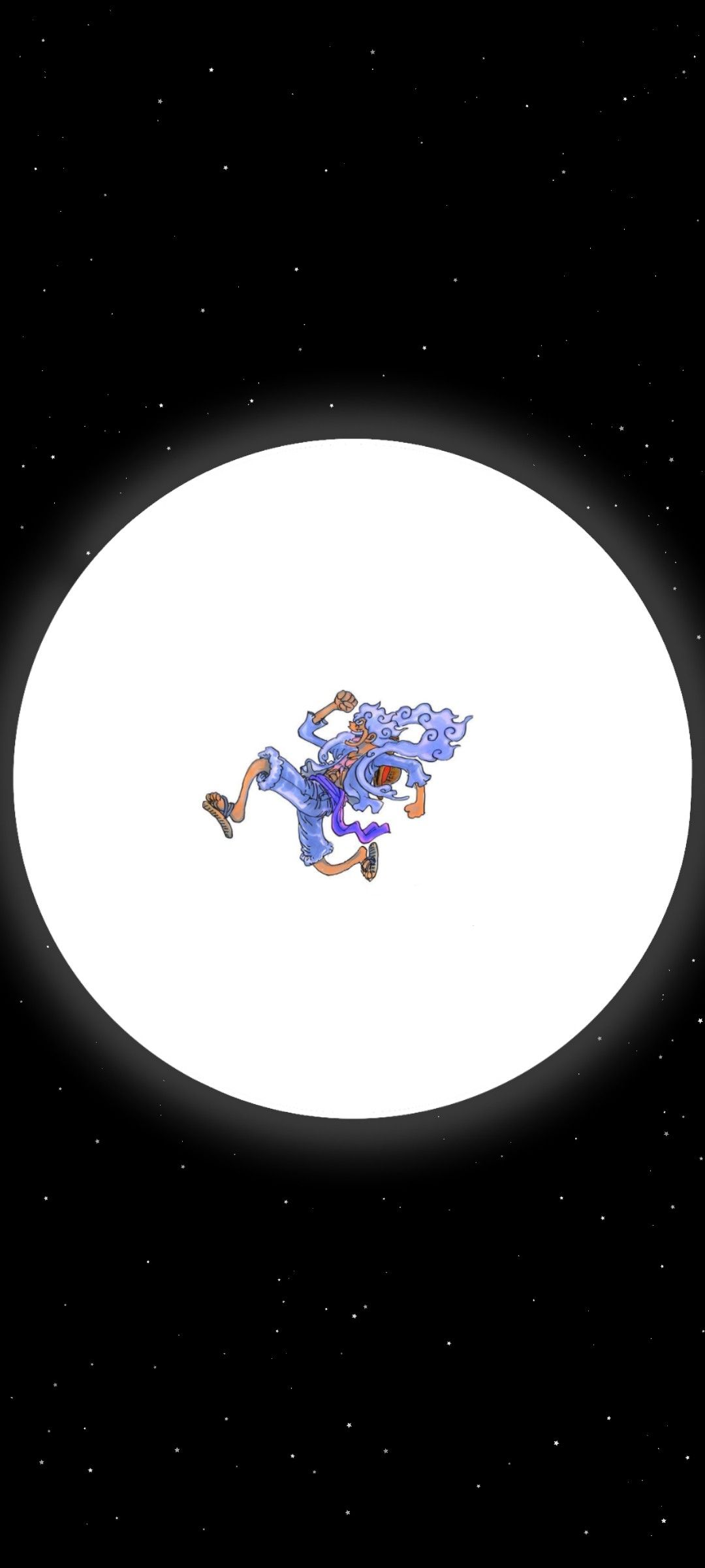 One Piece Luffy Moon Wallpaper. Tela de bloqueio de anime, One piece anime, Personagens de anime