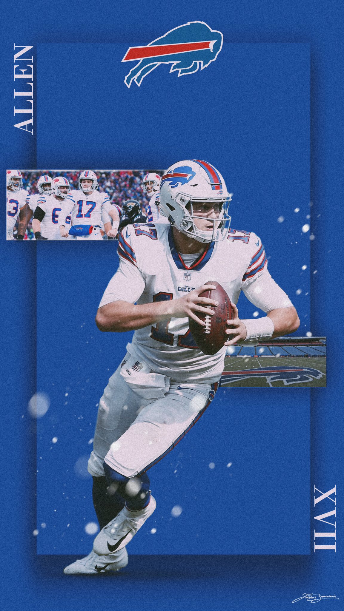 Jordan Santalucia Bills Josh Allen, Jordan Poyer, Micah Hyde, and LeSean McCoy wallpaper. #GoBills