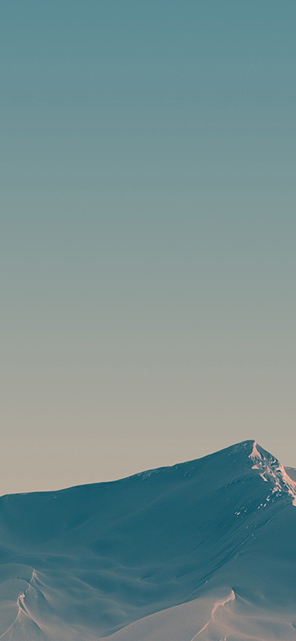 nature simple mountain blue