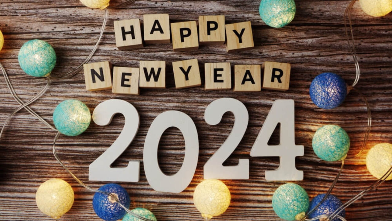 Best Happy New Year 2024 Wallpaper Image for Desktops in HD