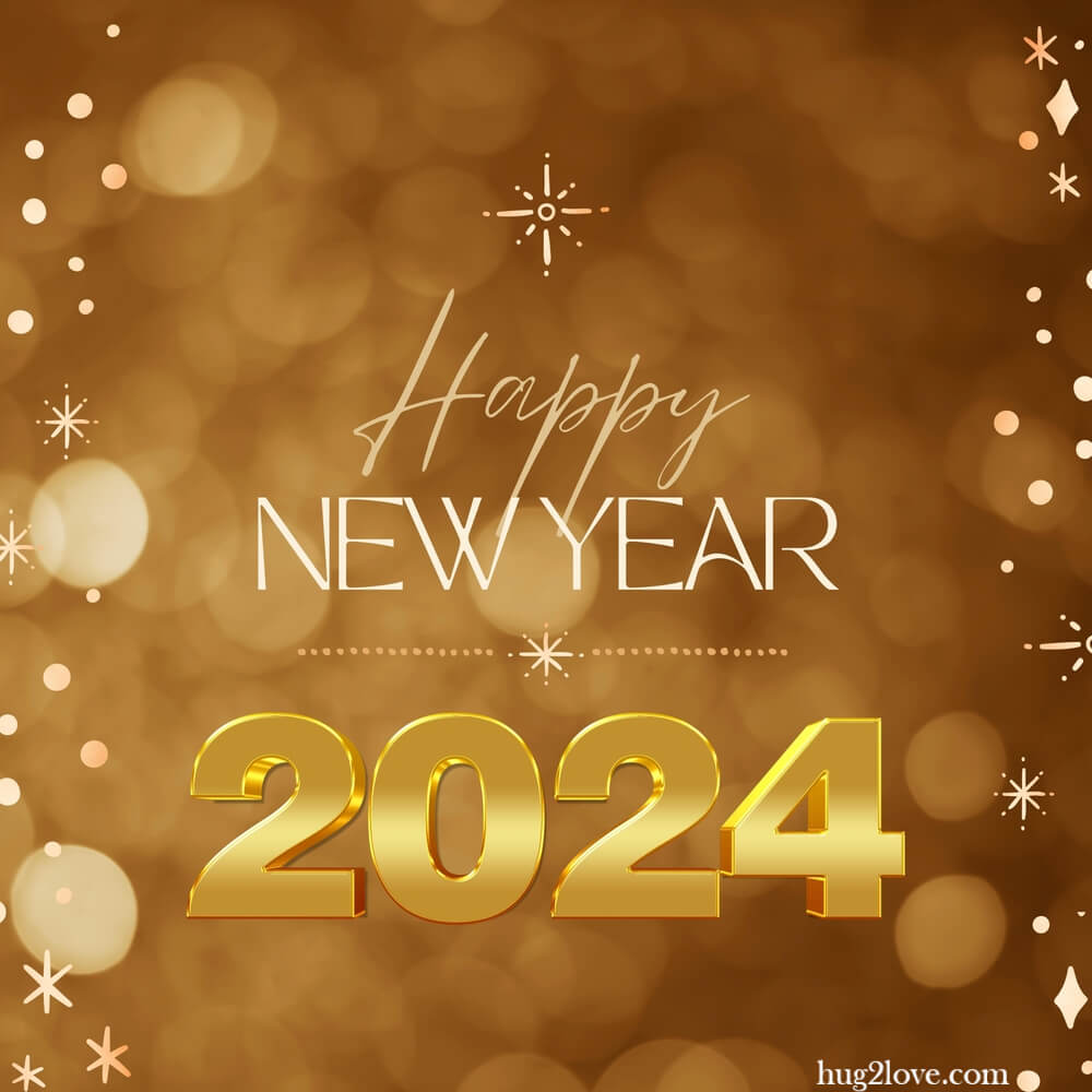 Happy New Year 2024 Wallpaper and Image (Full HD)
