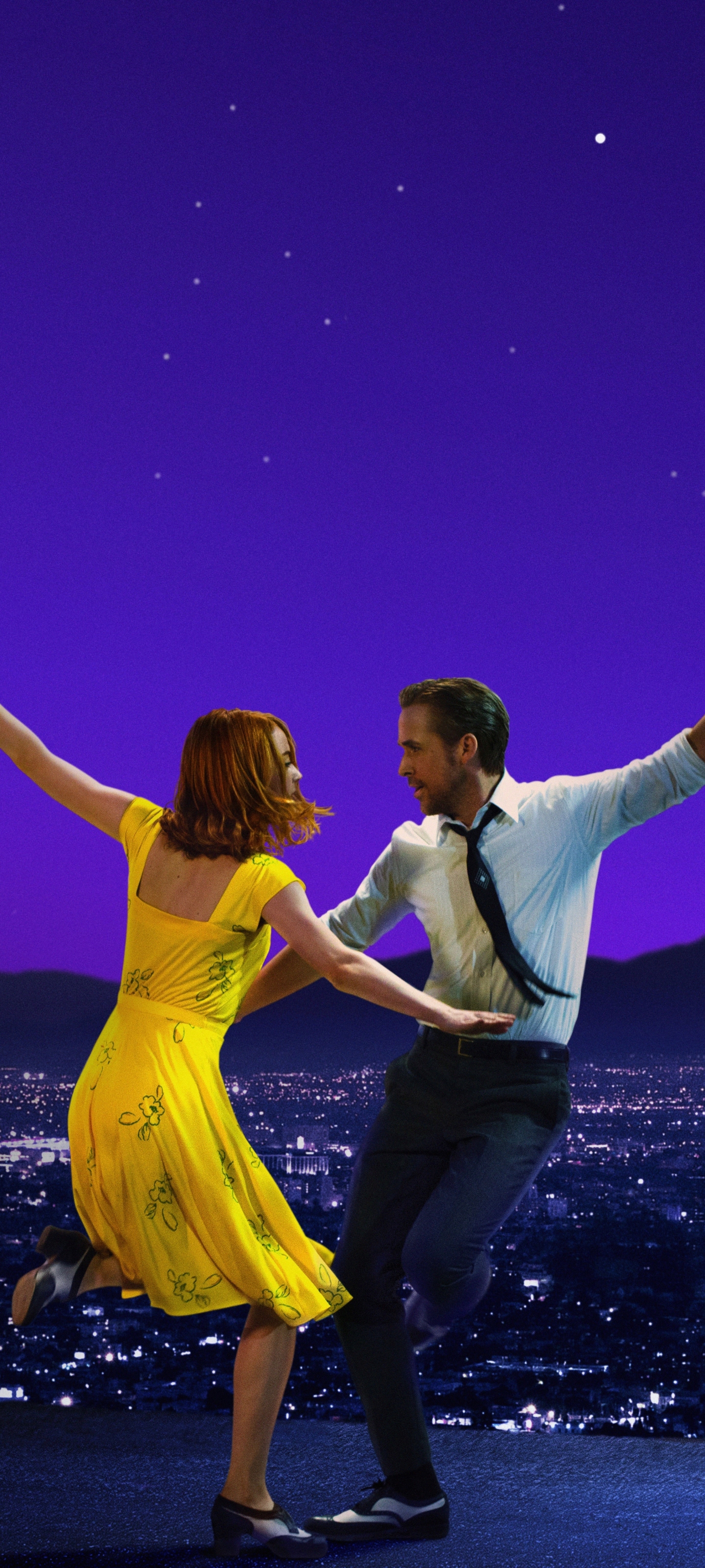 Mobile wallpaper: Ryan Gosling, Emma Stone, Movie, Dancing, La La Land, 1427933 download the picture for free