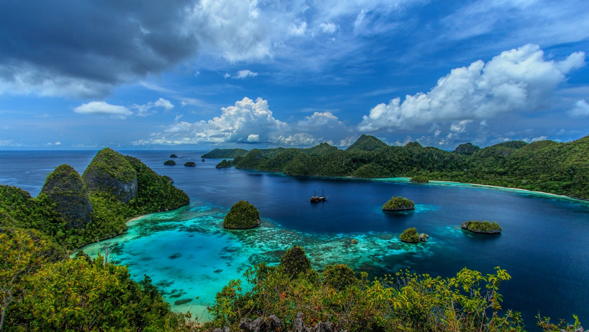 Tropical Landscape in Indonesia