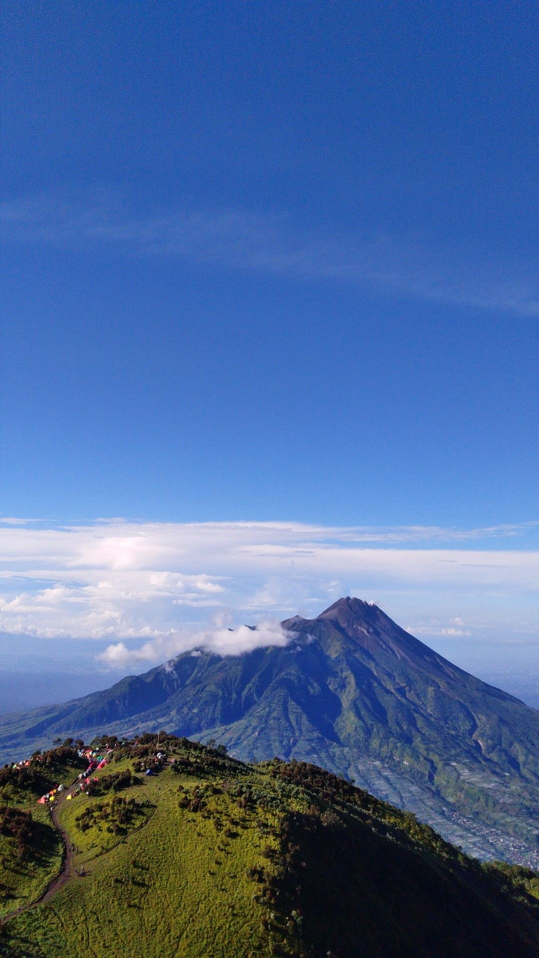 Merapi Mountain, Indonesia. Cool landscapes, Sky aesthetic, Beautiful places