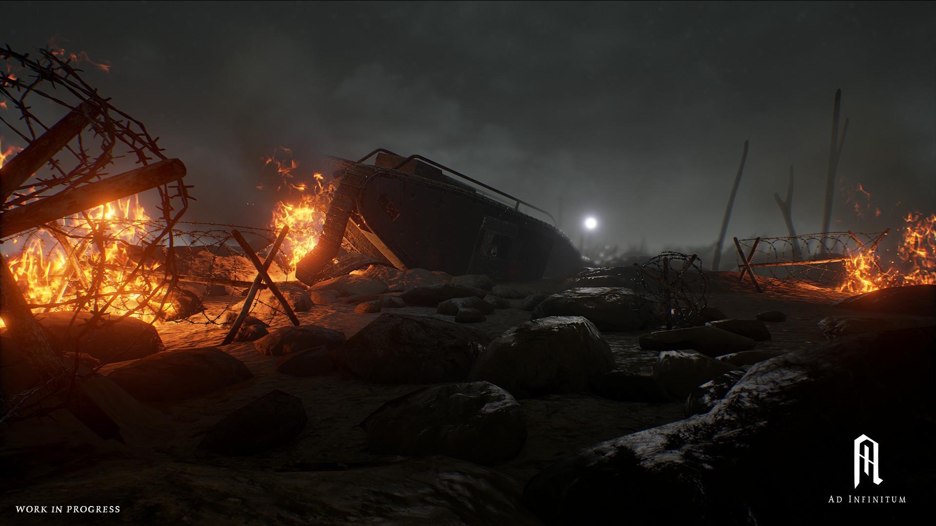 Ad Infinitum screenshots showcase the environments for this upcoming survival horror game