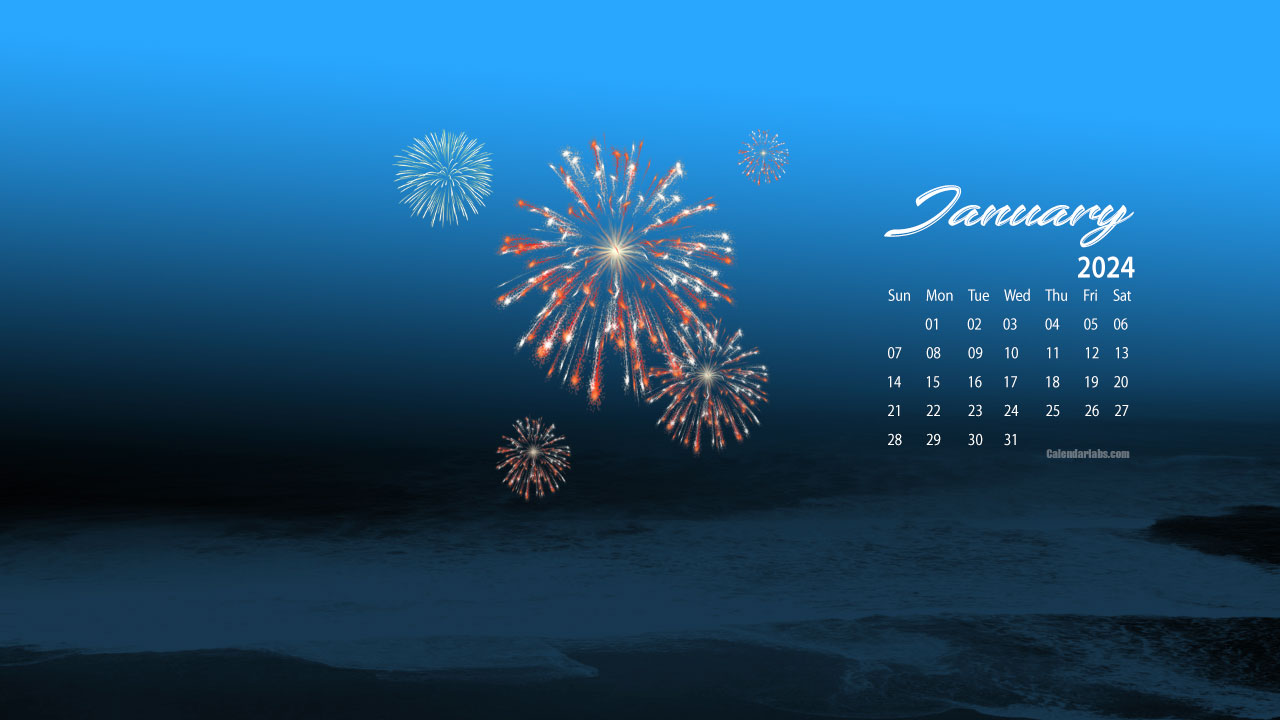 January 2024 Calendar Wallpapers Wallpaper Cave