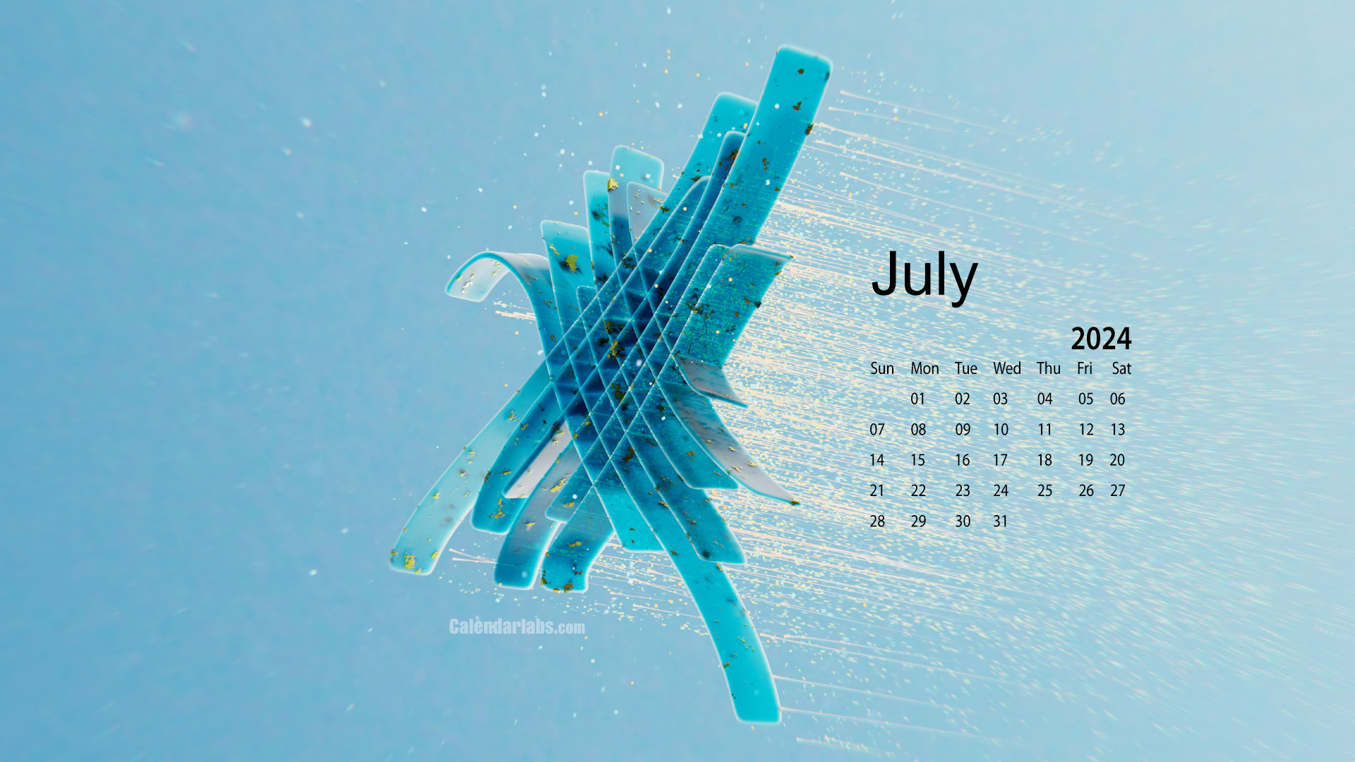 July 2024 Desktop Wallpaper Calendar