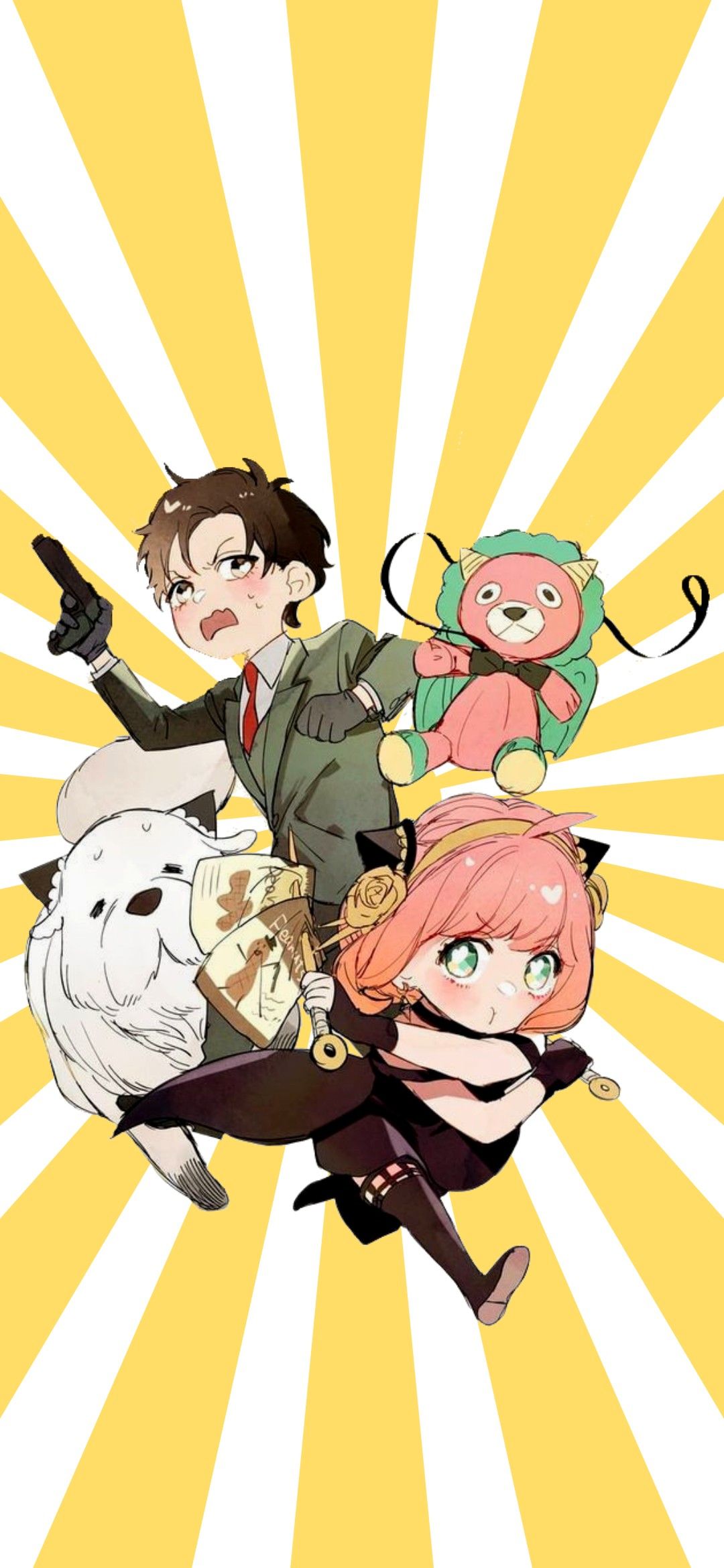 DAMIAN X ANYA X FAMILY. Anime