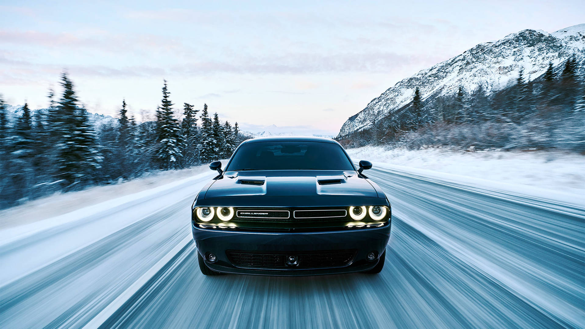Blue Dodge Challenger Wallpaper