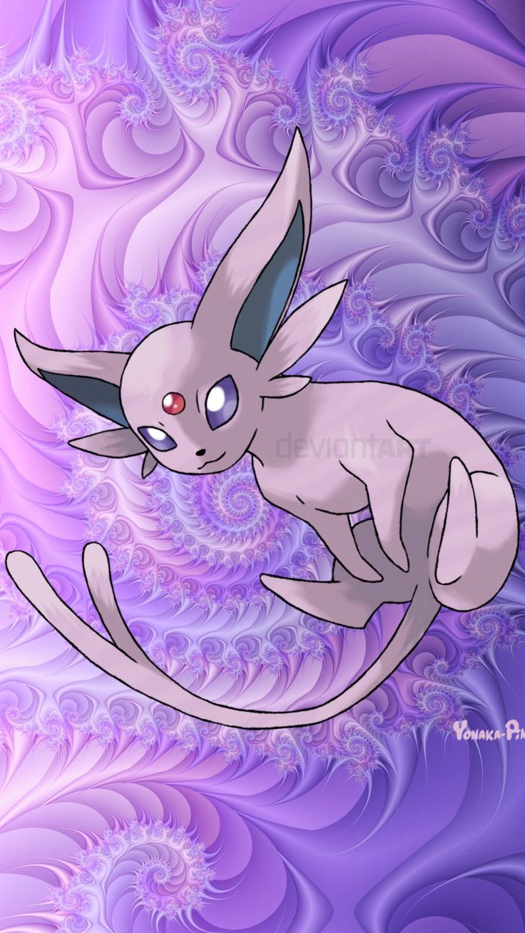 Espeon wallpaper. Pokemon eeveelutions, Pokemon eevee, Pokemon eevee evolutions