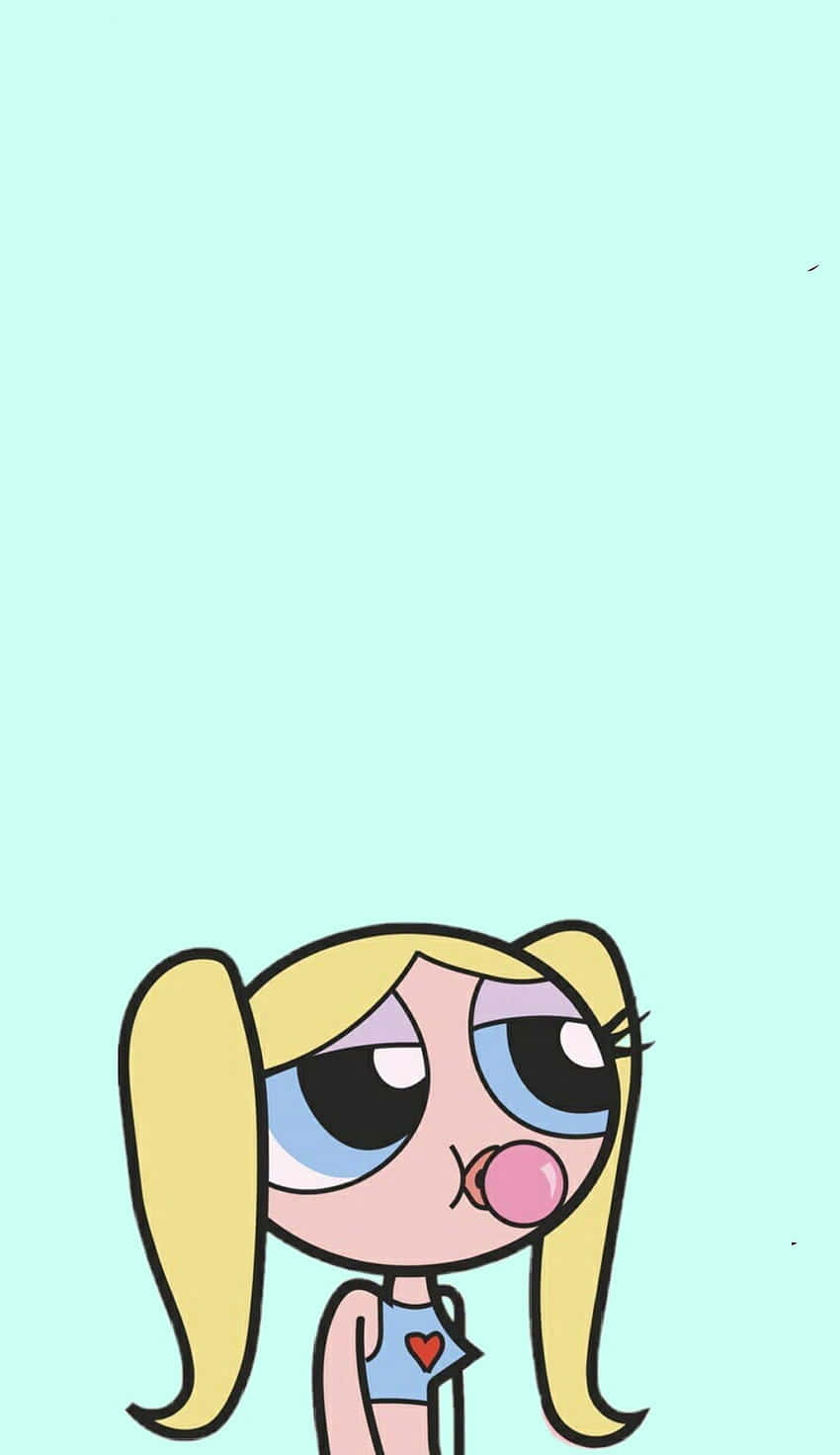 Download Chill Teen Bubbles Cartoon PFP Wallpaper