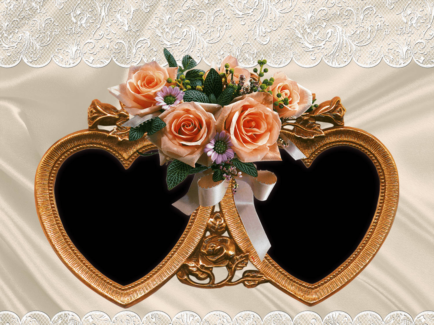 Download Wedding Album Twin Heart Wallpaper