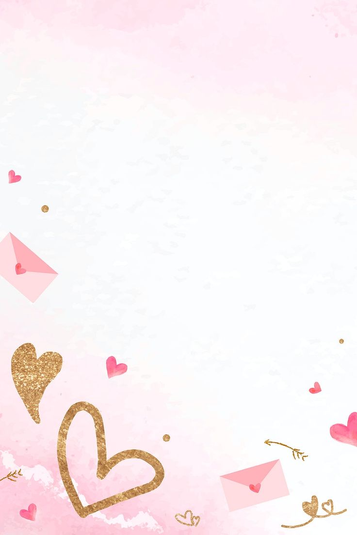 Valentine&rsquo;s love letter frame background with glittery heart. free image by rawpixel. Valentines day border, Floral wallpaper iphone, Wallpaper iphone love