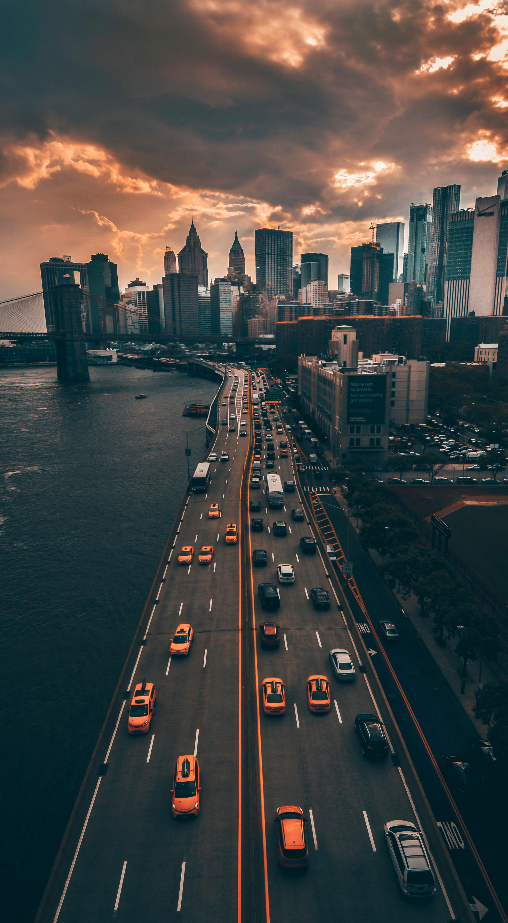 New York City. Depth Effect