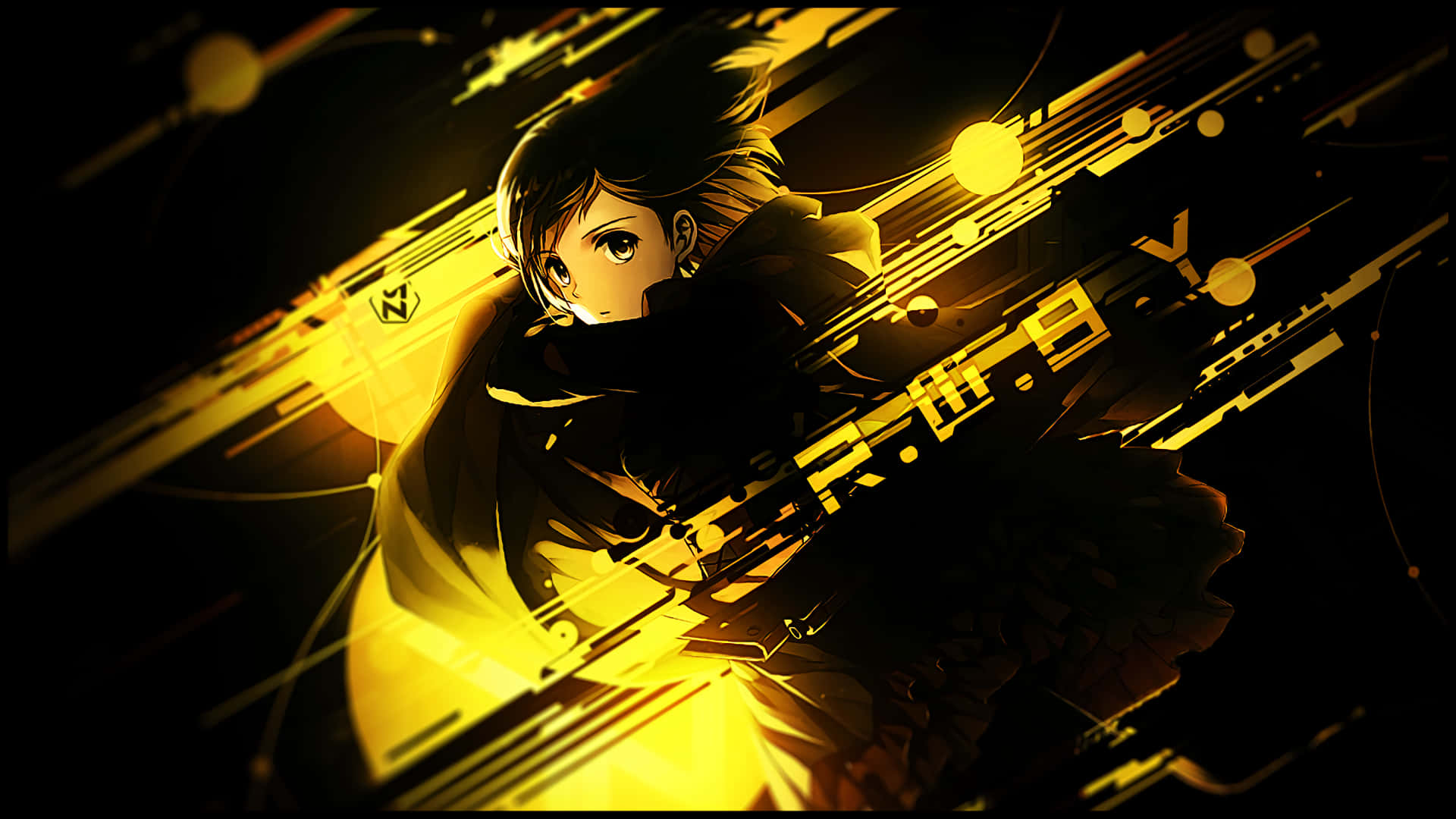 Yellow Anime Wallpaper