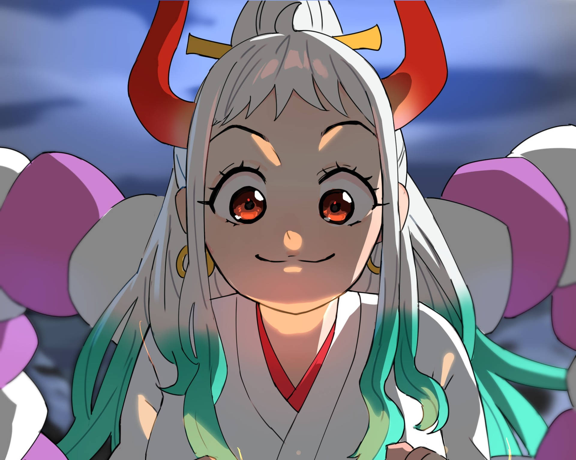 Download Young Yamato One Piece Wallpaper