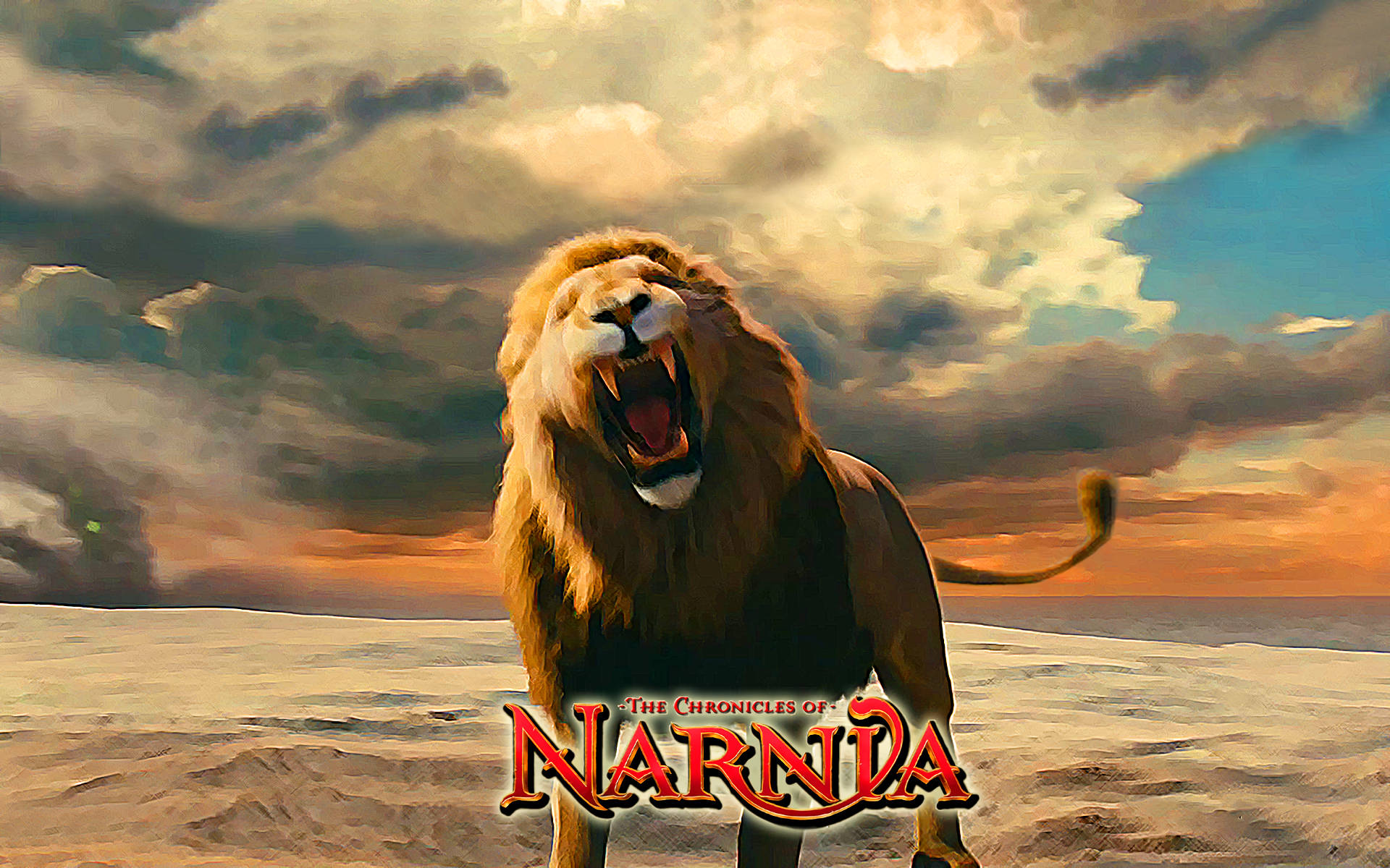 Narnia Aslan Art Wallpaper