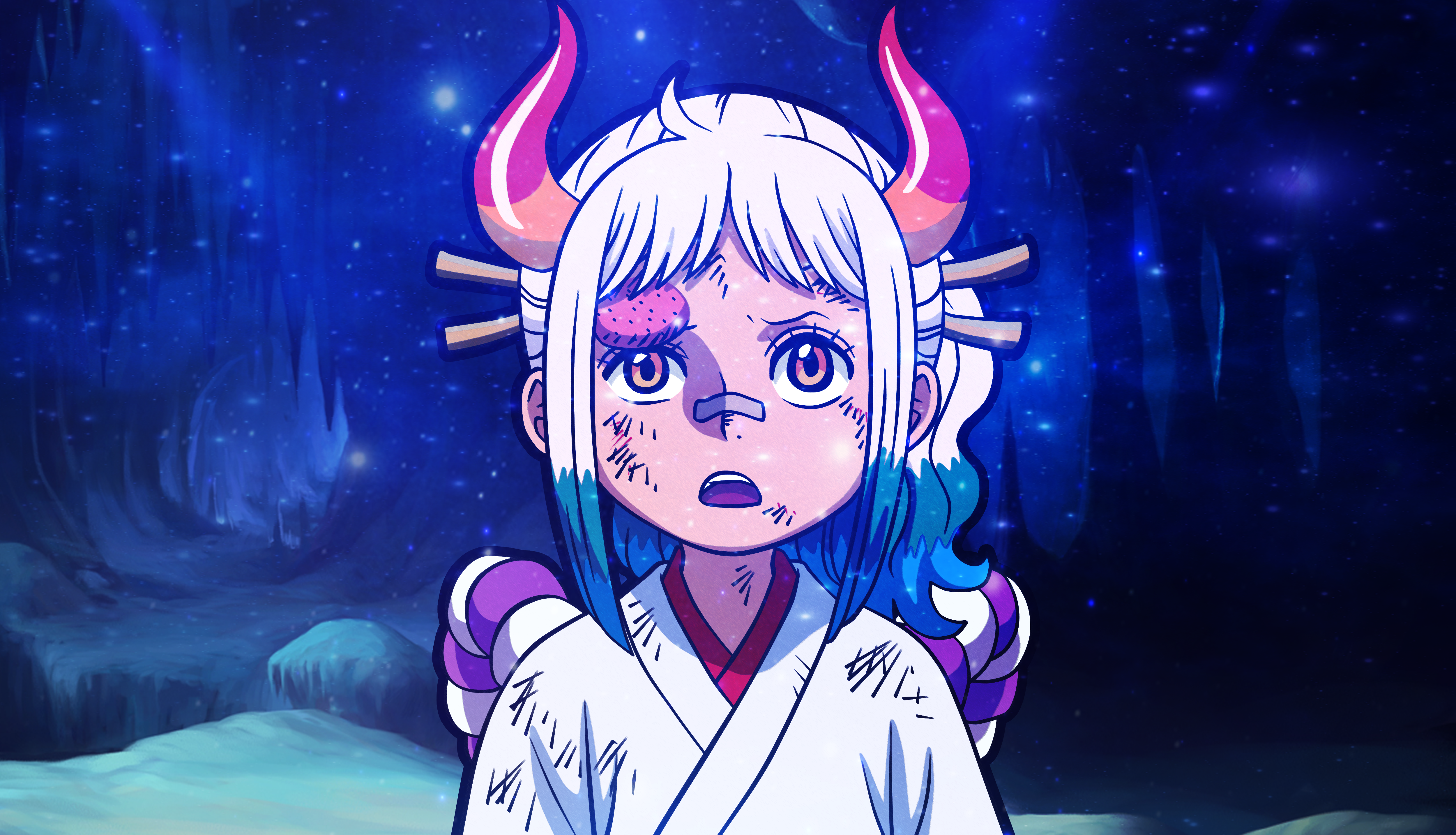 Yamato Stunning 4K Ultra HD Anime Wallpaper. One Piece Masterpiece